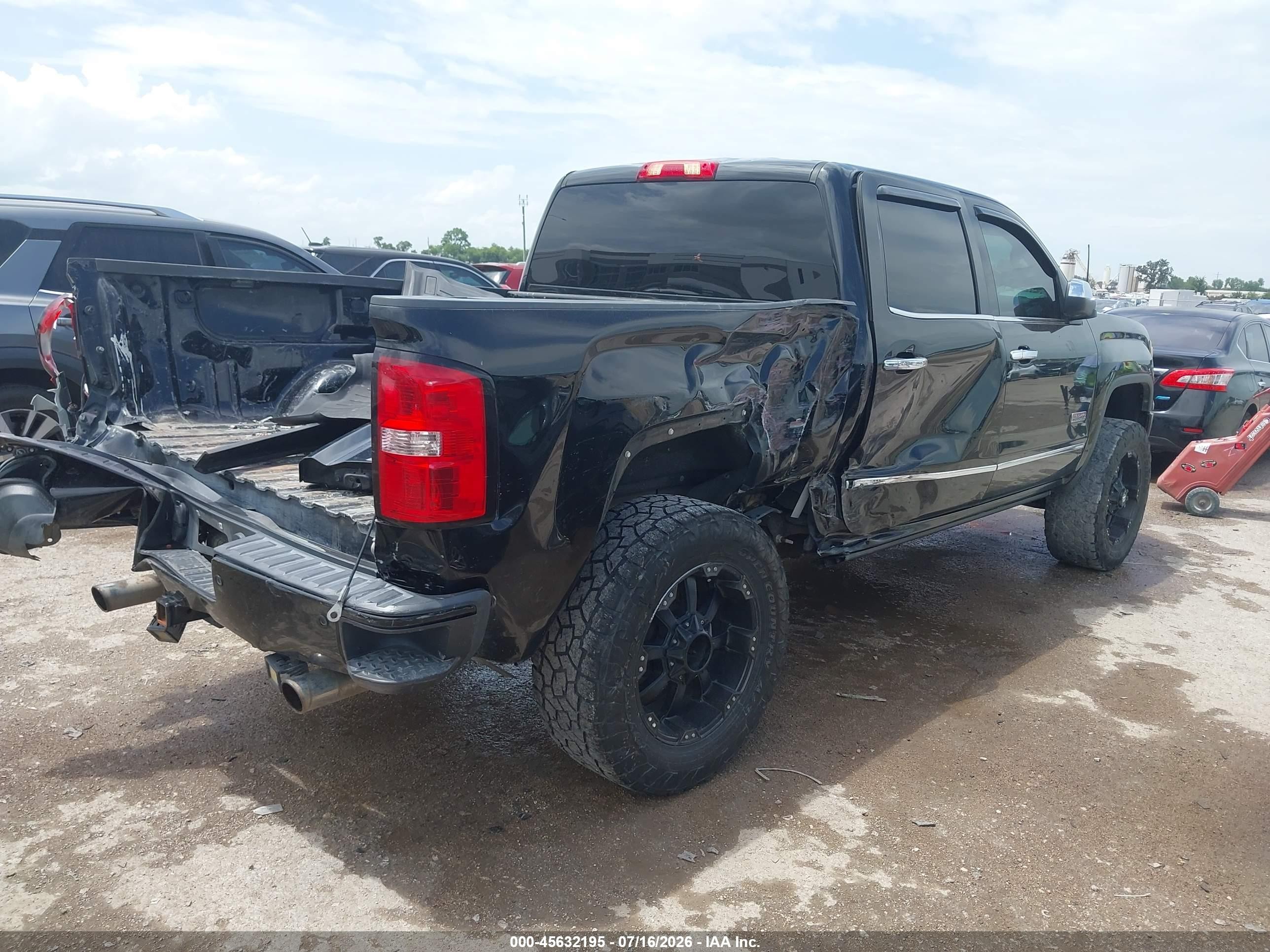 2014 Gmc Sierra 1500 Slt Black vin: 3GTU2VECXEG359046