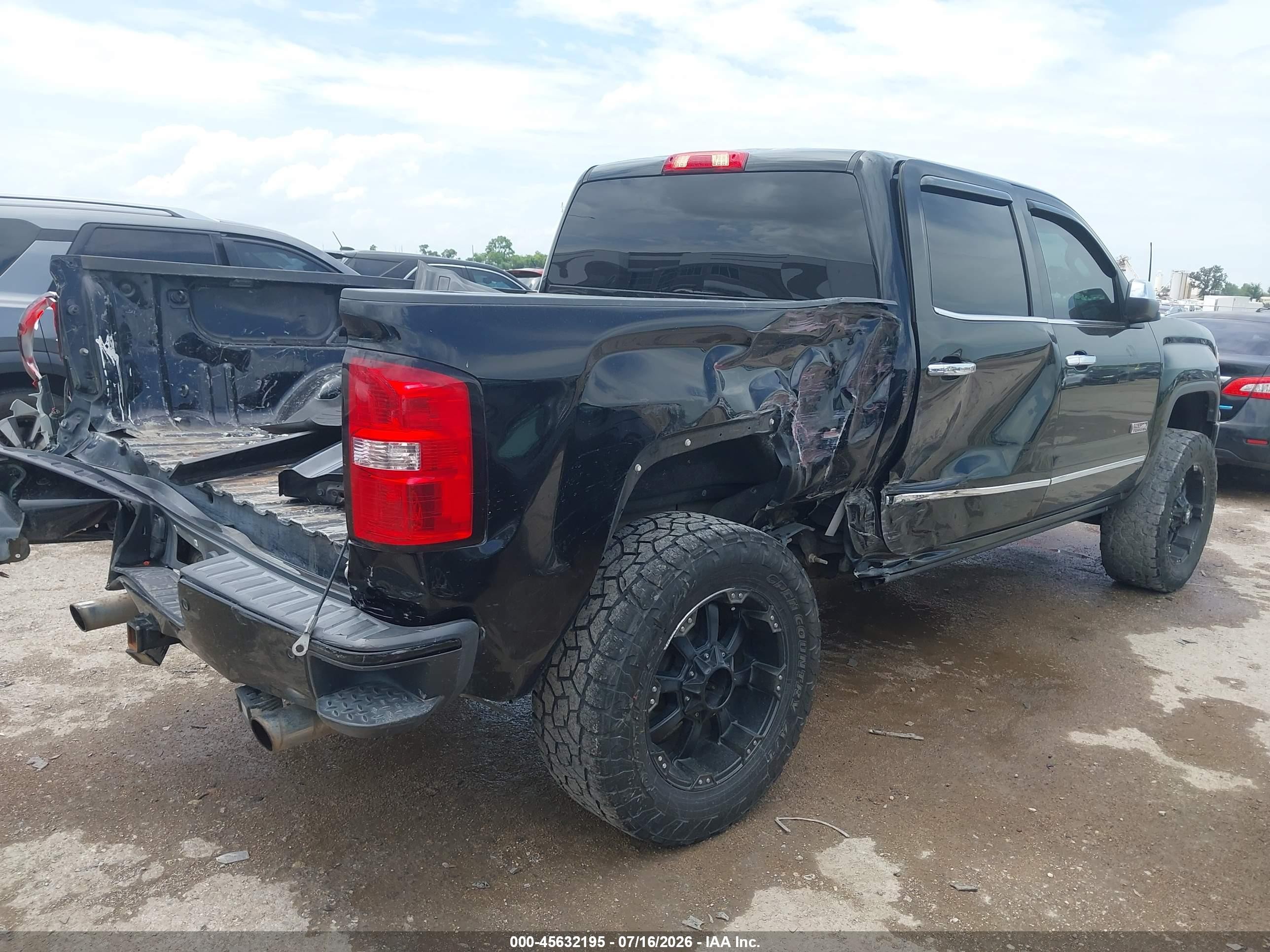 2014 Gmc Sierra 1500 Slt Black vin: 3GTU2VECXEG359046