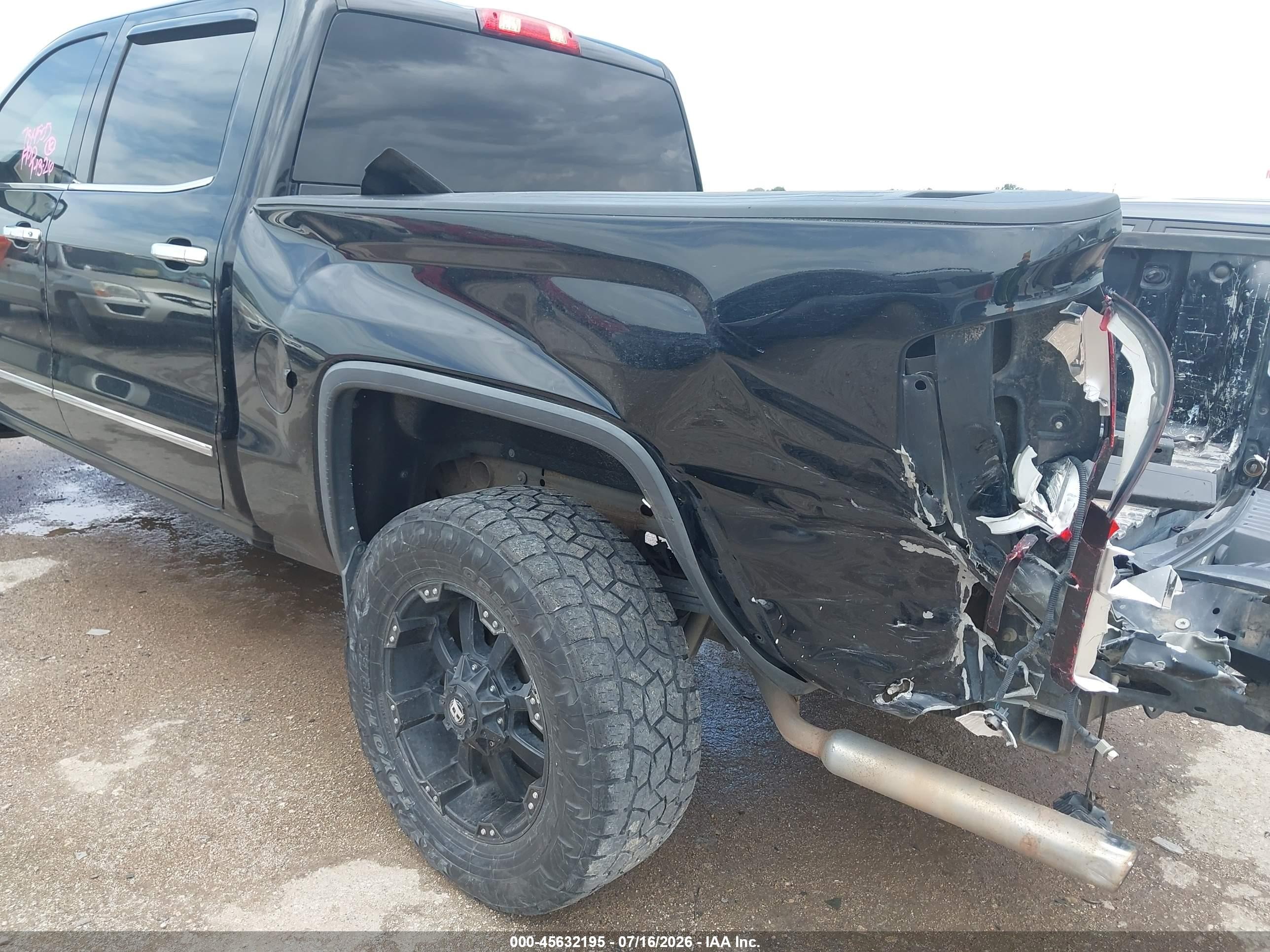 2014 Gmc Sierra 1500 Slt Black vin: 3GTU2VECXEG359046