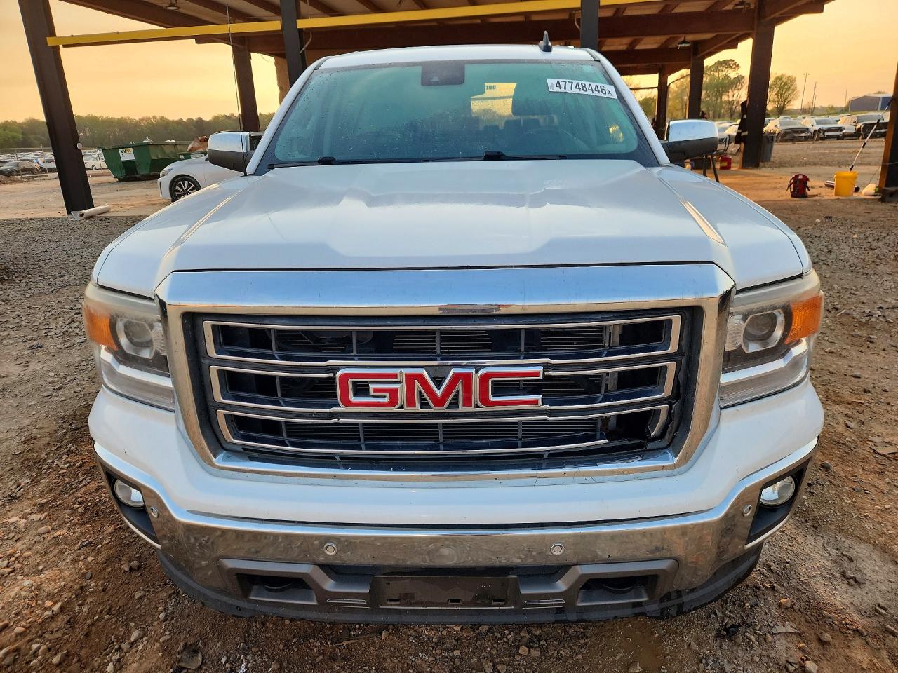 2015 Gmc Sierra K1500 Slt White vin: 3GTU2VECXFG124518