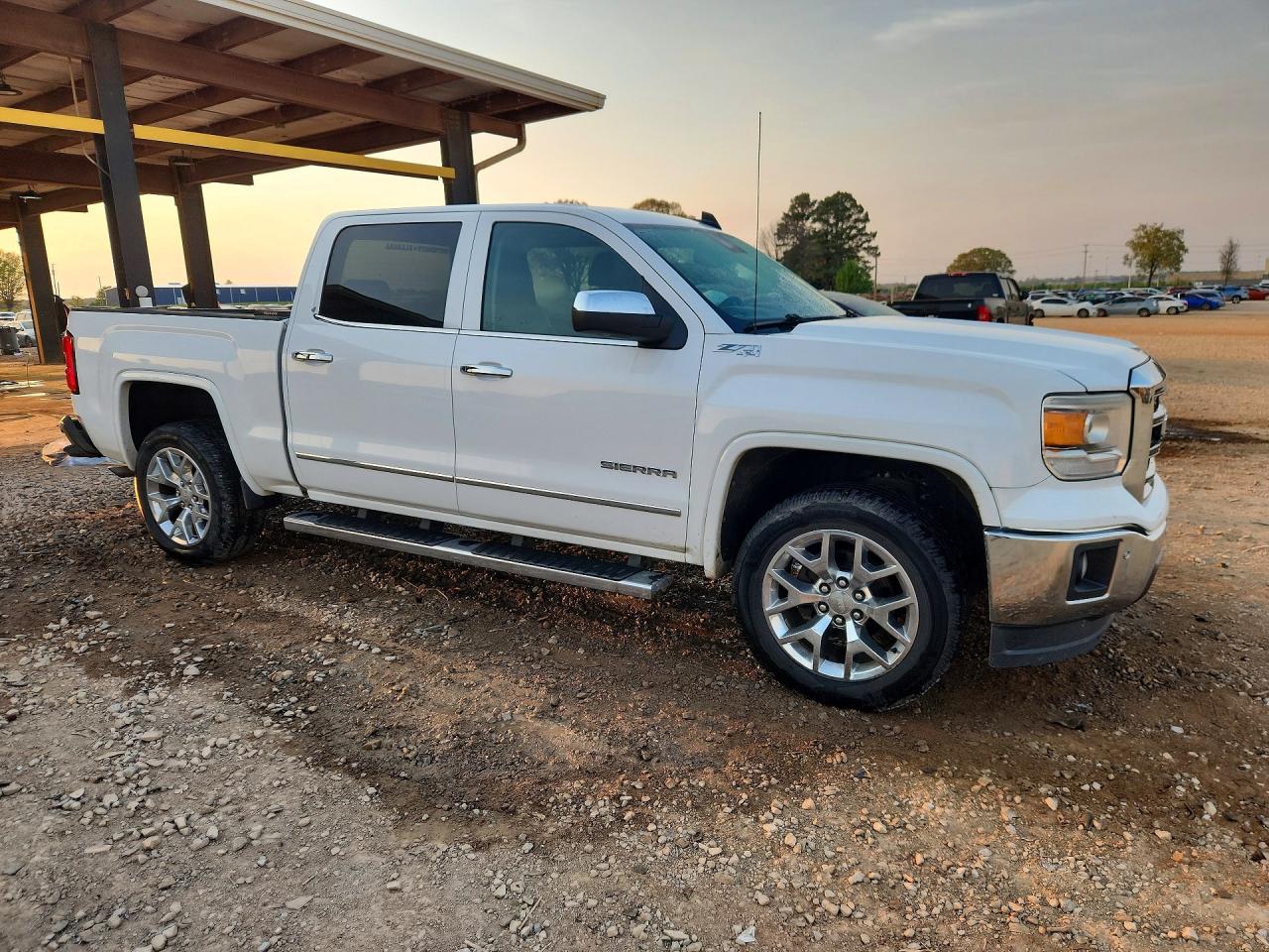 2015 Gmc Sierra K1500 Slt White vin: 3GTU2VECXFG124518