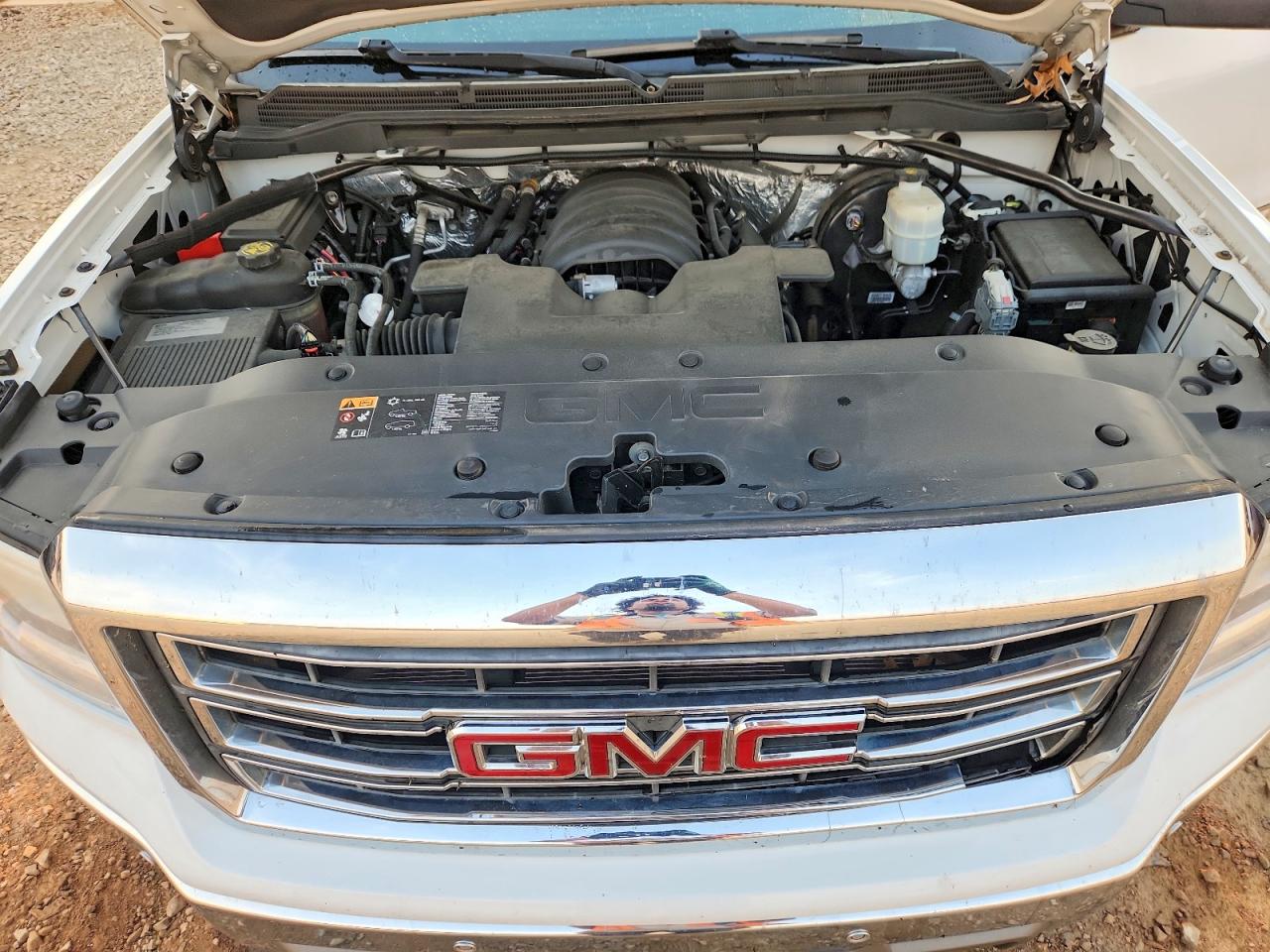 2015 Gmc Sierra K1500 Slt White vin: 3GTU2VECXFG124518