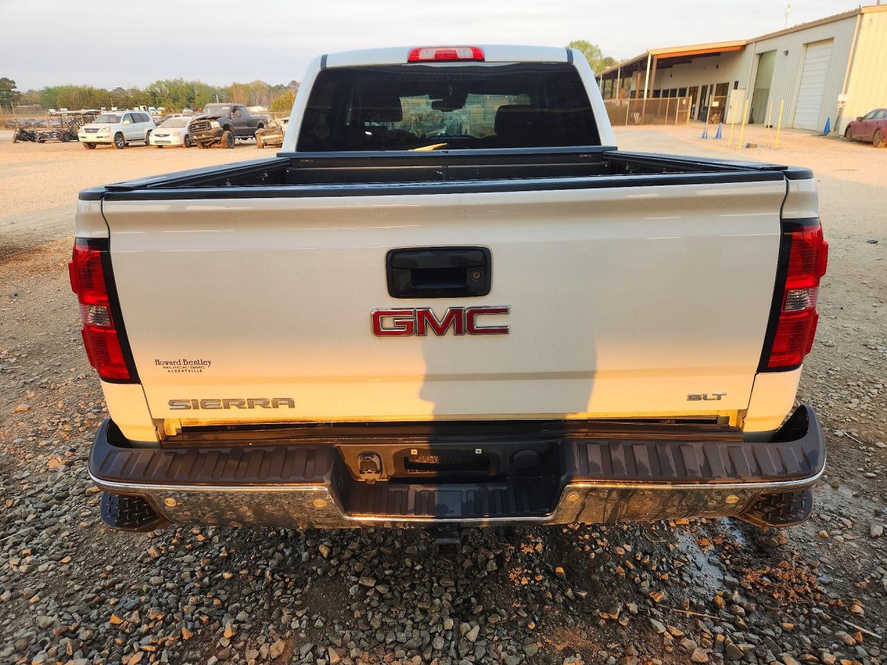 2015 Gmc Sierra K1500 Slt White vin: 3GTU2VECXFG124518