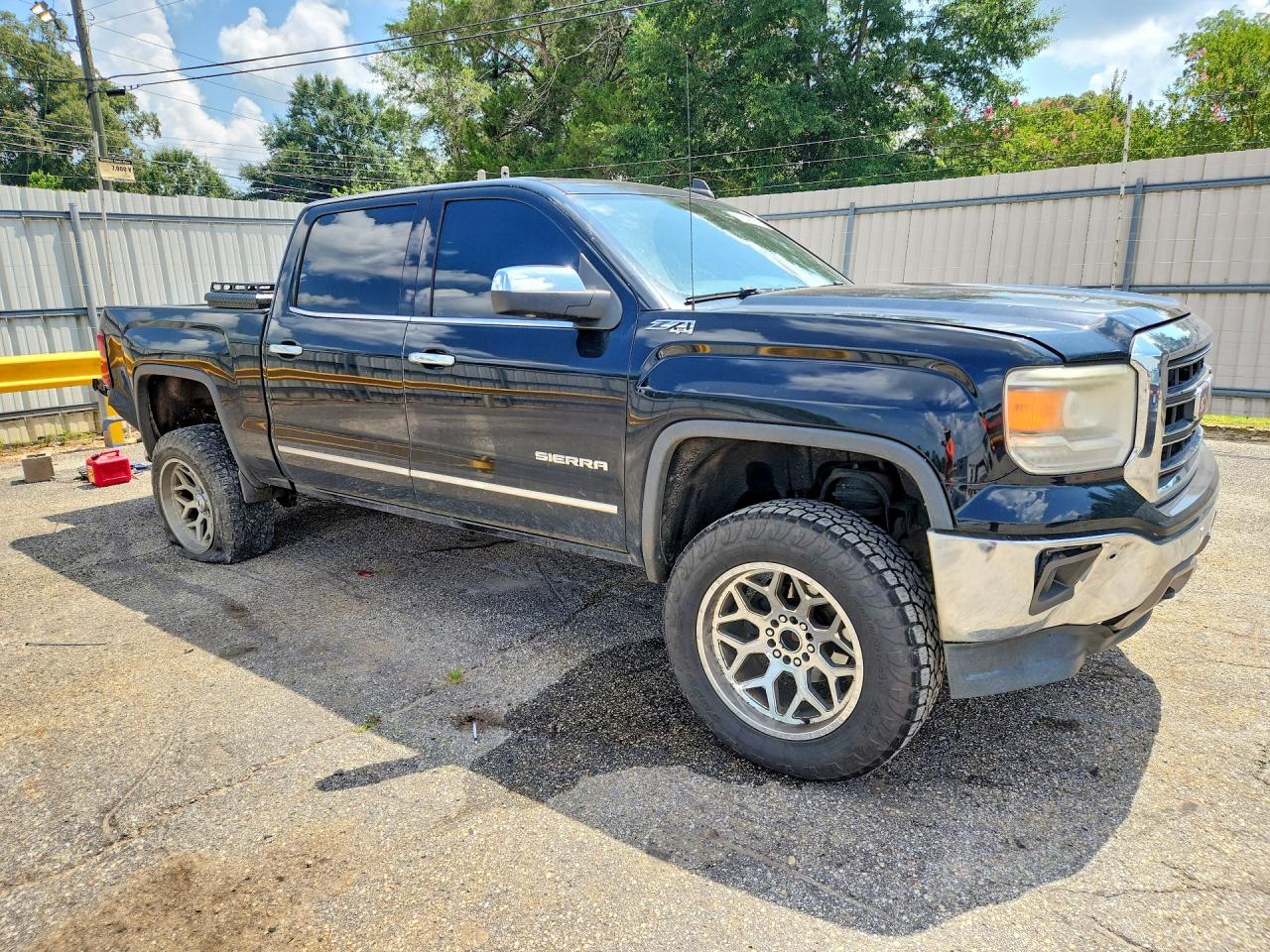 2015 Gmc Sierra K1500 Slt Black vin: 3GTU2VECXFG127256