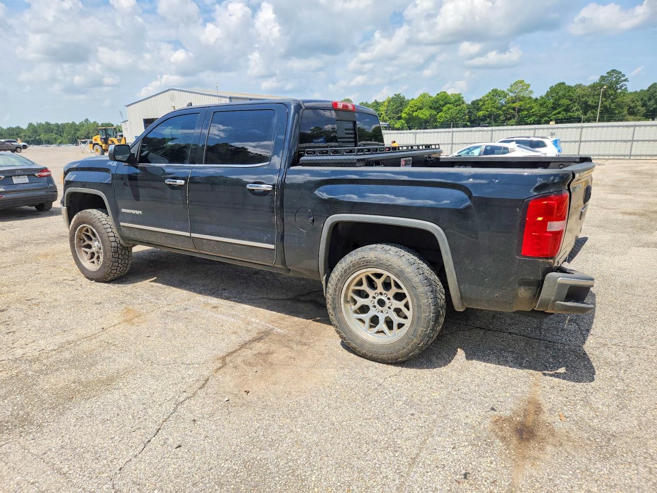 2015 Gmc Sierra K1500 Slt Black vin: 3GTU2VECXFG127256