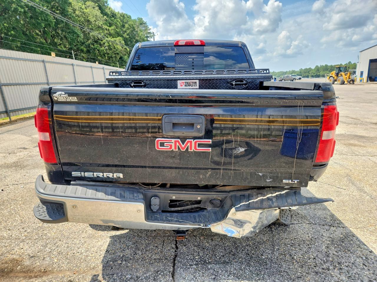 2015 Gmc Sierra K1500 Slt Black vin: 3GTU2VECXFG127256