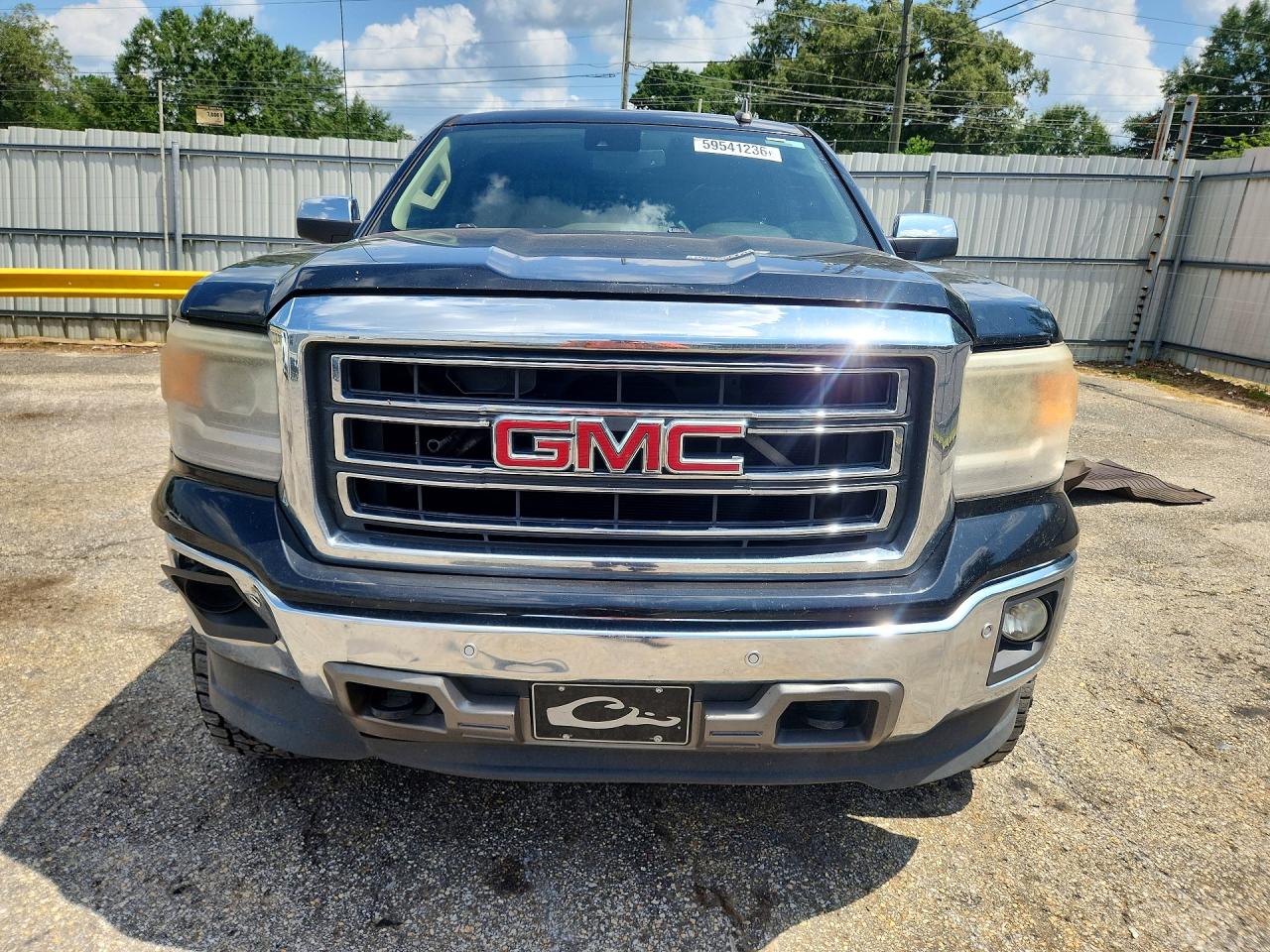 2015 Gmc Sierra K1500 Slt Black vin: 3GTU2VECXFG127256