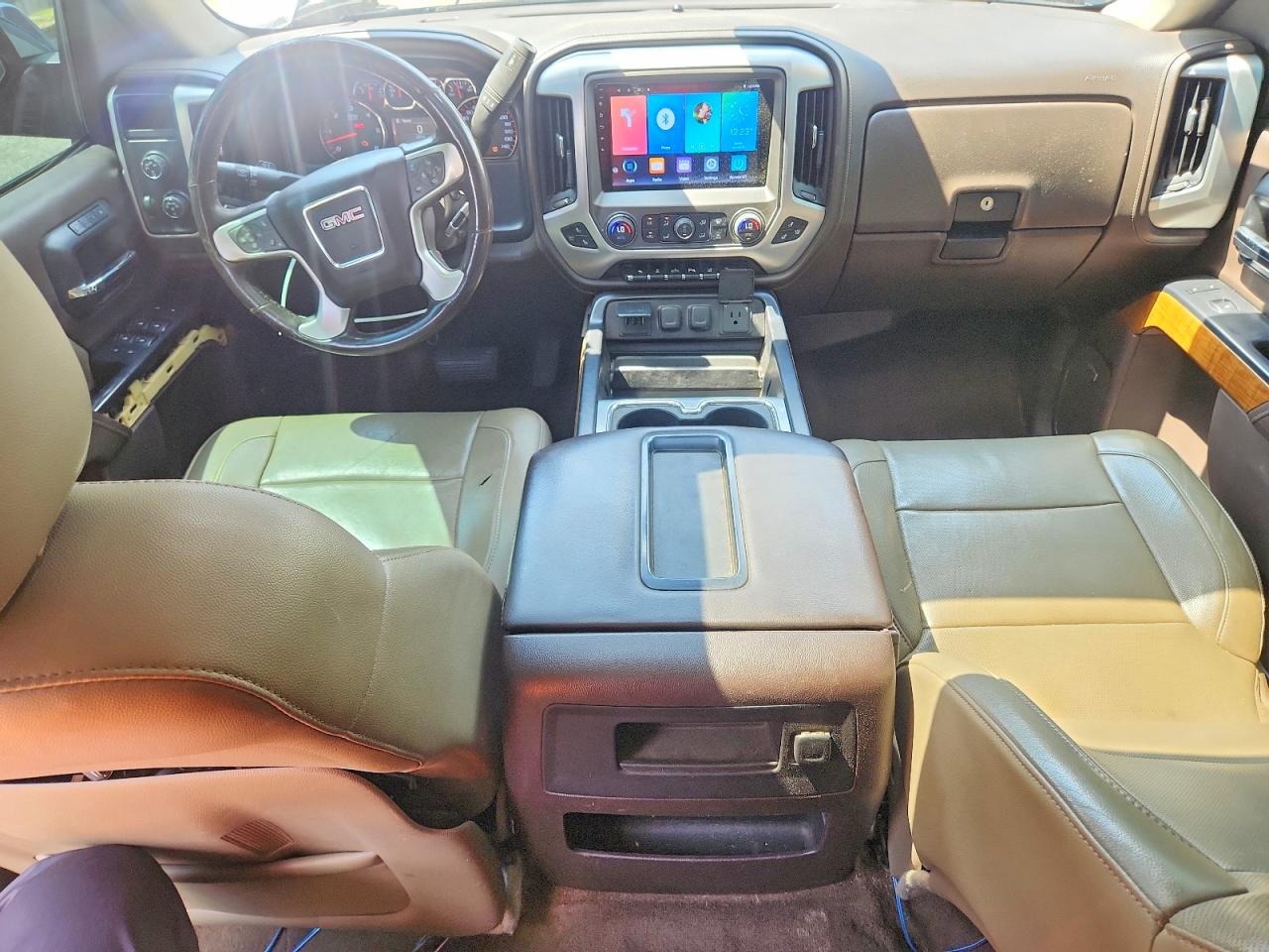 2015 Gmc Sierra K1500 Slt Black vin: 3GTU2VECXFG127256