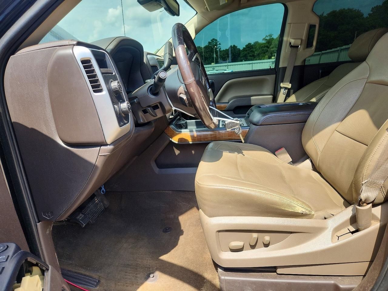 2015 Gmc Sierra K1500 Slt Black vin: 3GTU2VECXFG127256