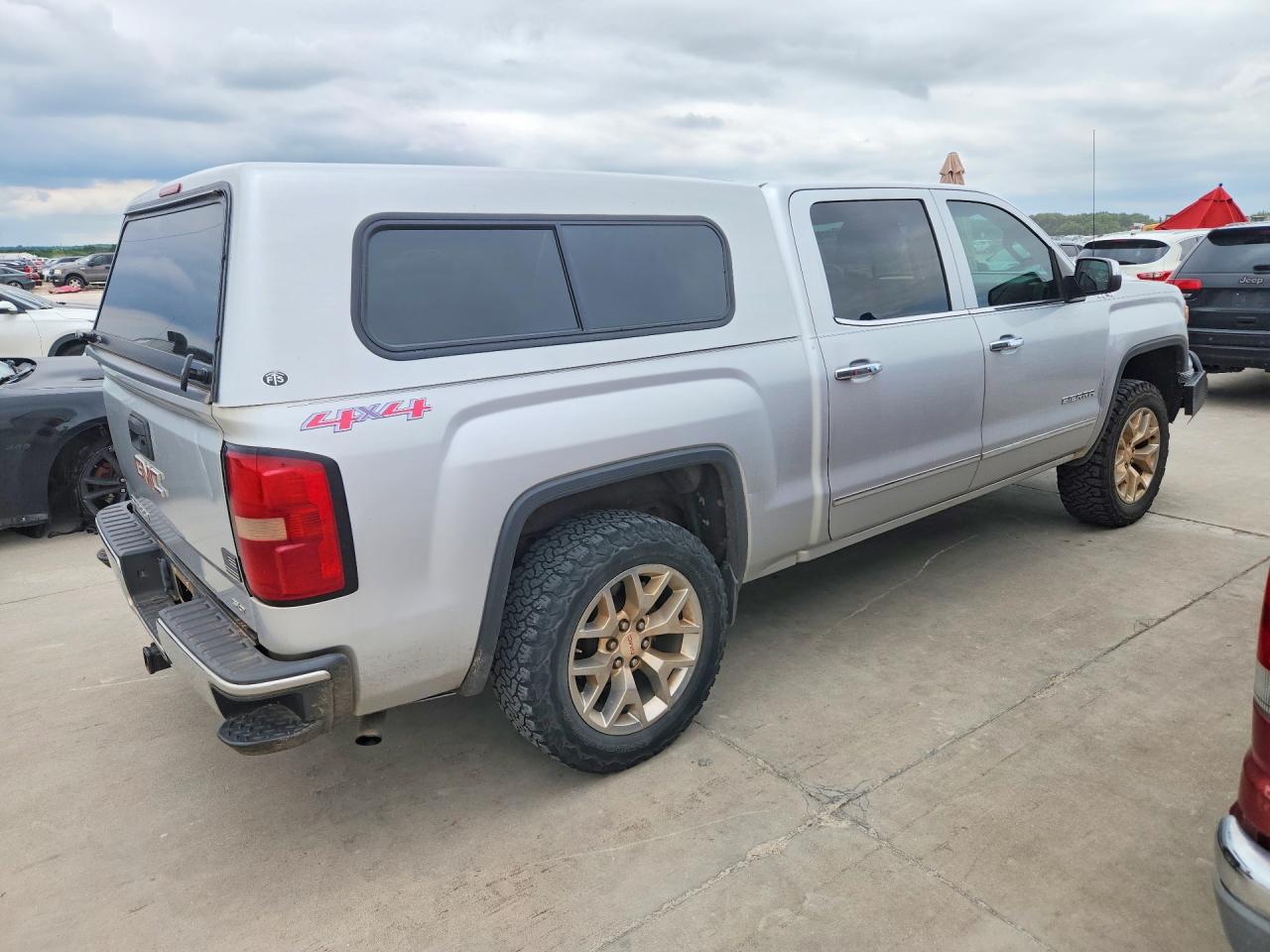 2015 Gmc Sierra K1500 Slt Silver vin: 3GTU2VECXFG286455