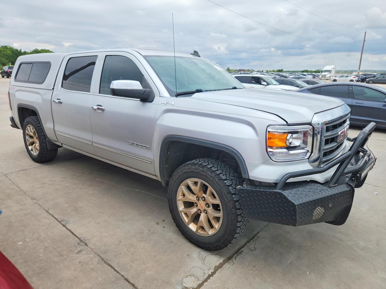 2015 Gmc Sierra K1500 Slt Silver vin: 3GTU2VECXFG286455