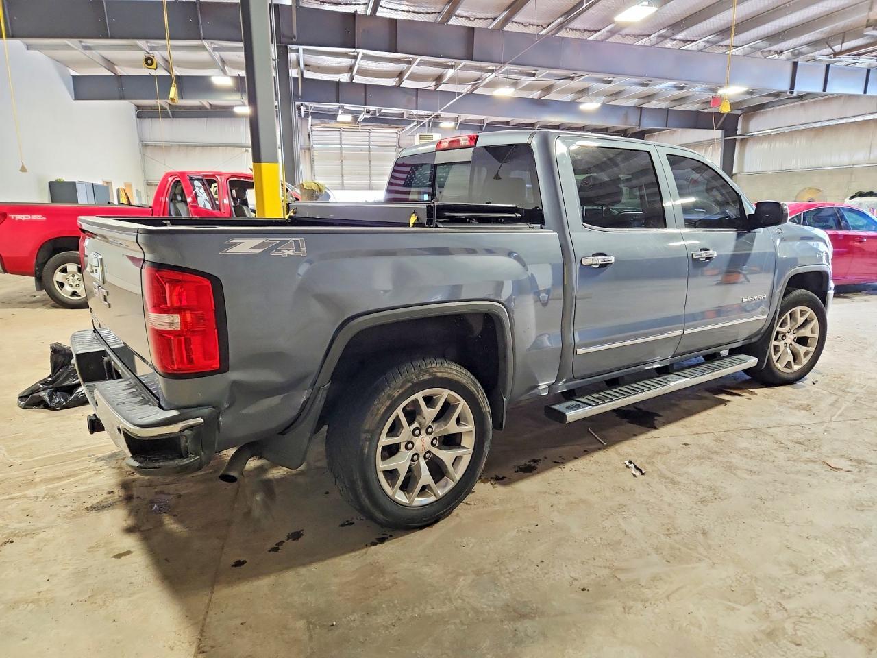 2015 Gmc Sierra K1500 Slt Gray vin: 3GTU2VECXFG290571