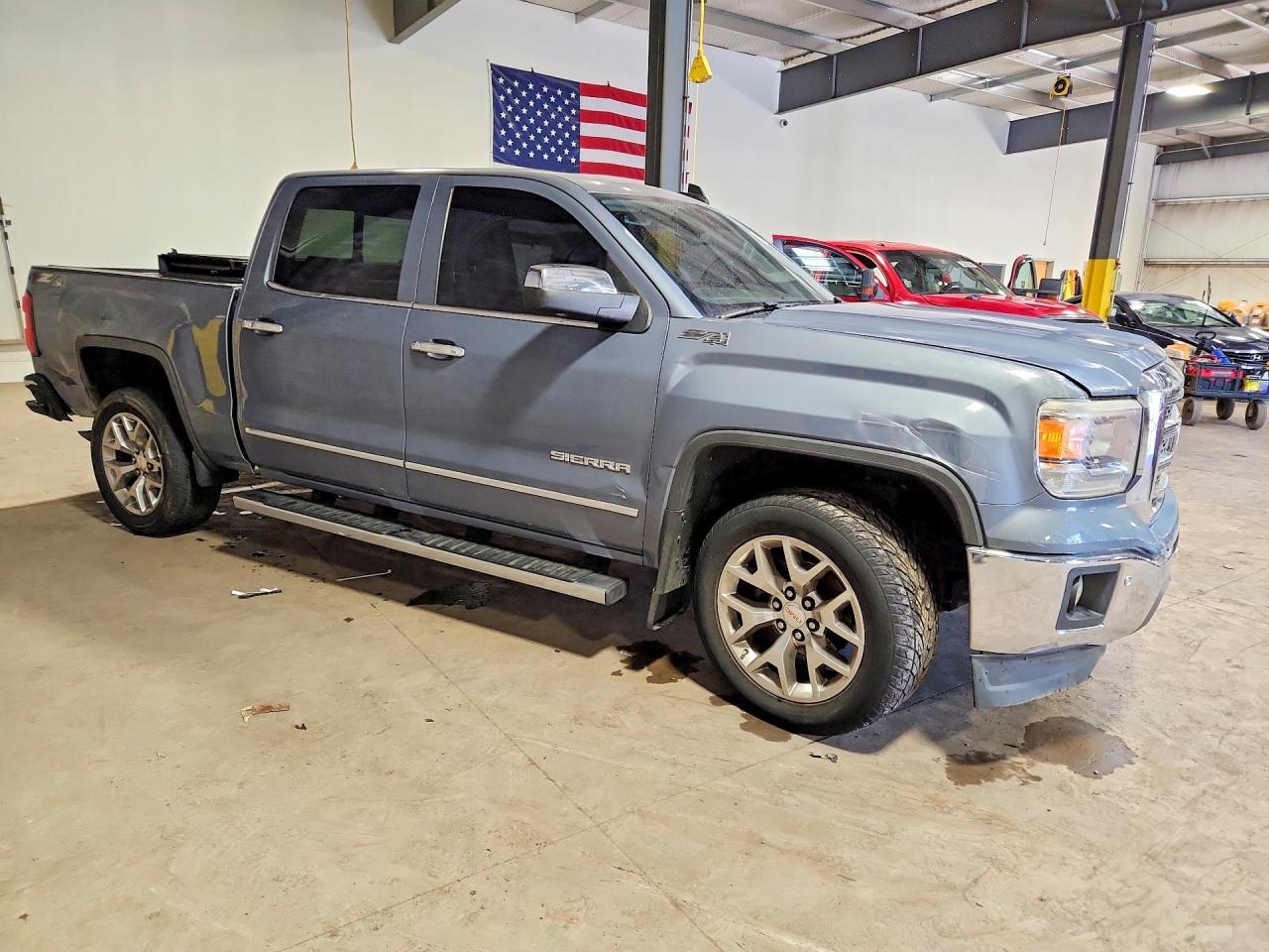 2015 Gmc Sierra K1500 Slt Gray vin: 3GTU2VECXFG290571