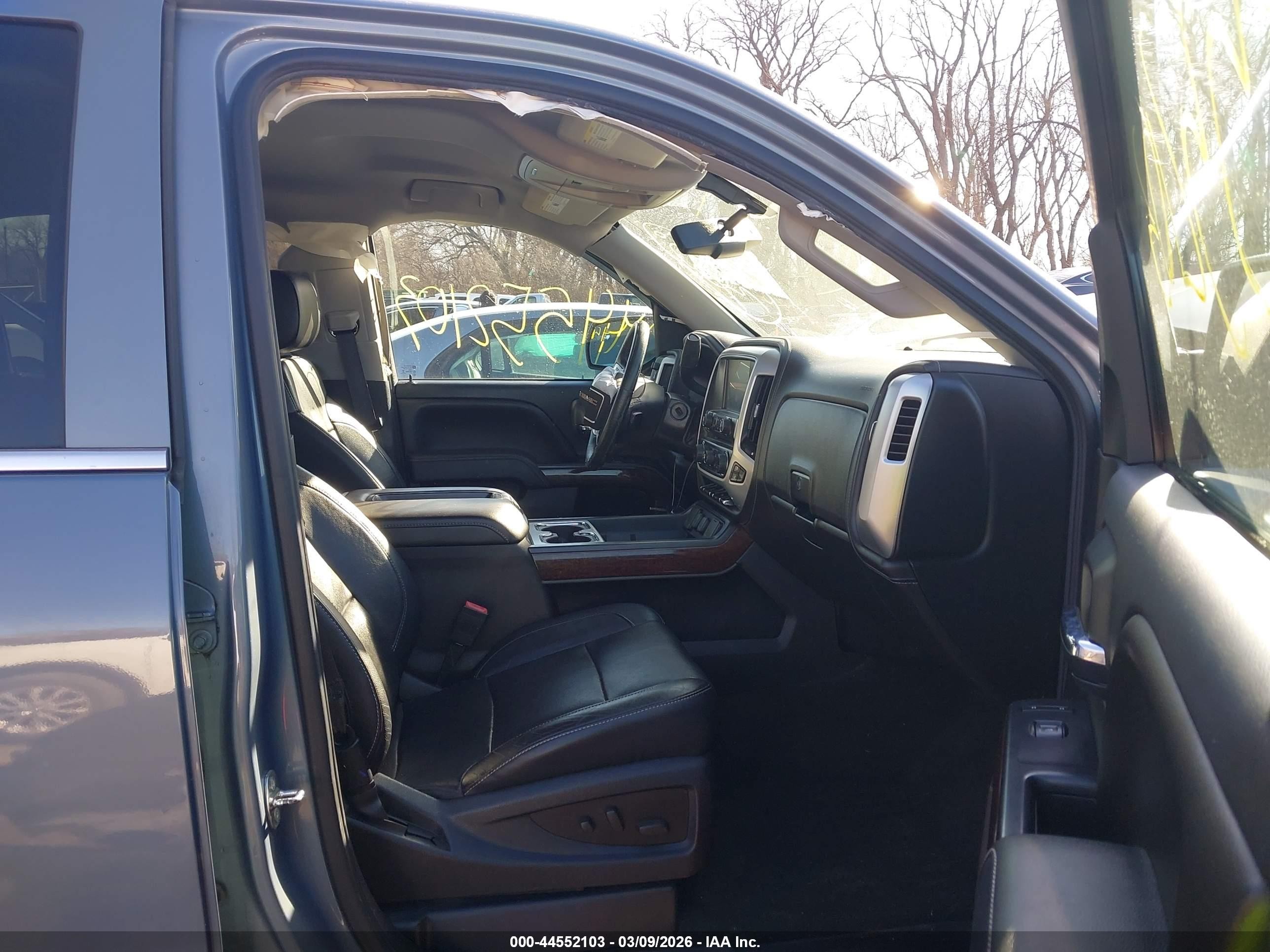 2015 Gmc Sierra 1500 Slt Gray vin: 3GTU2VECXFG299304