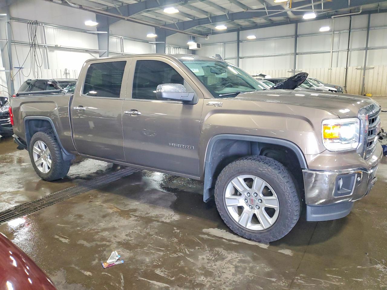 2015 Gmc Sierra K1500 Slt Tan vin: 3GTU2VECXFG313640