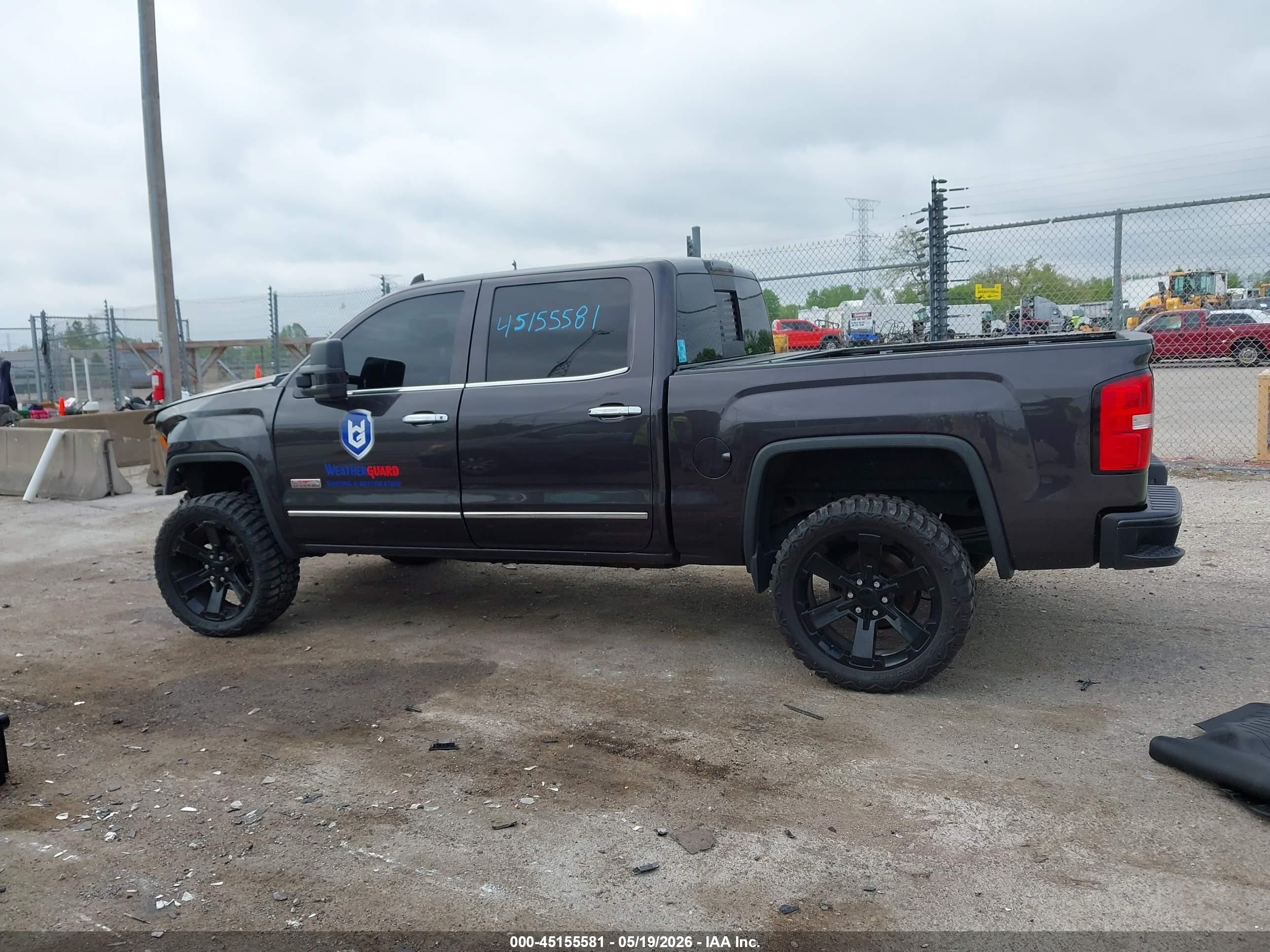 2015 Gmc Sierra 1500 Slt Черный vin: 3GTU2VECXFG374986