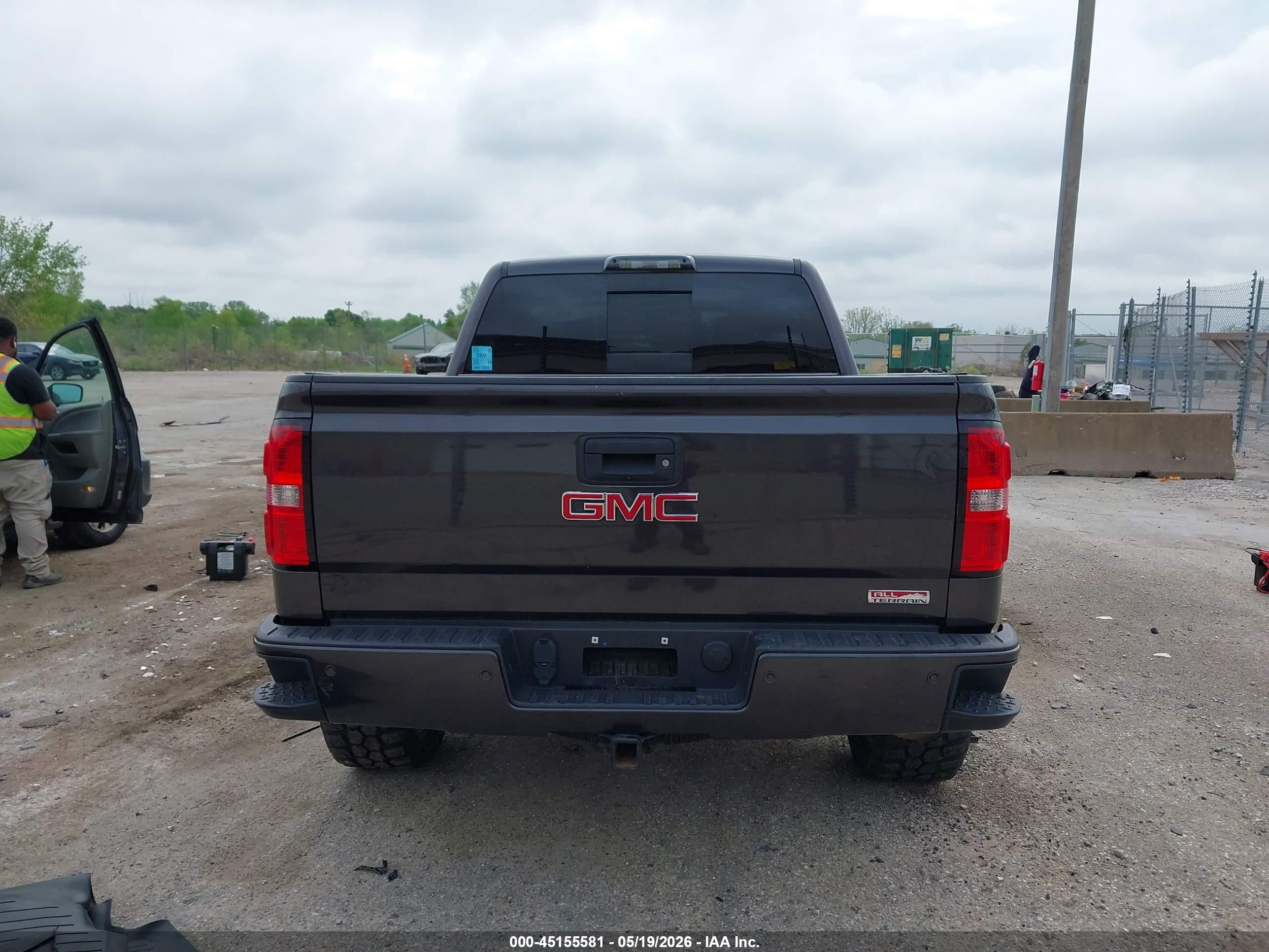2015 Gmc Sierra 1500 Slt Черный vin: 3GTU2VECXFG374986