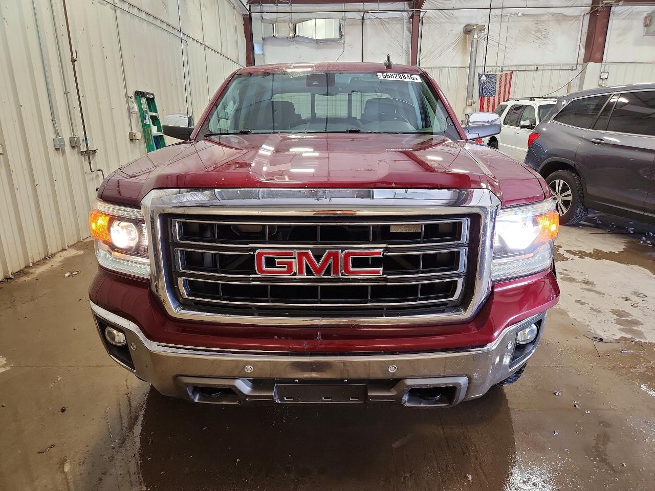2015 Gmc Sierra K1500 Slt Red vin: 3GTU2VECXFG391707
