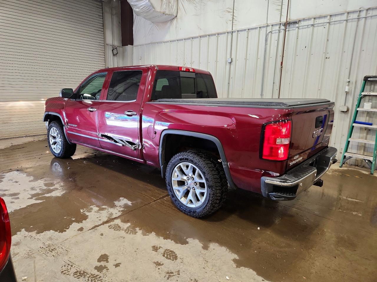 2015 Gmc Sierra K1500 Slt Red vin: 3GTU2VECXFG391707