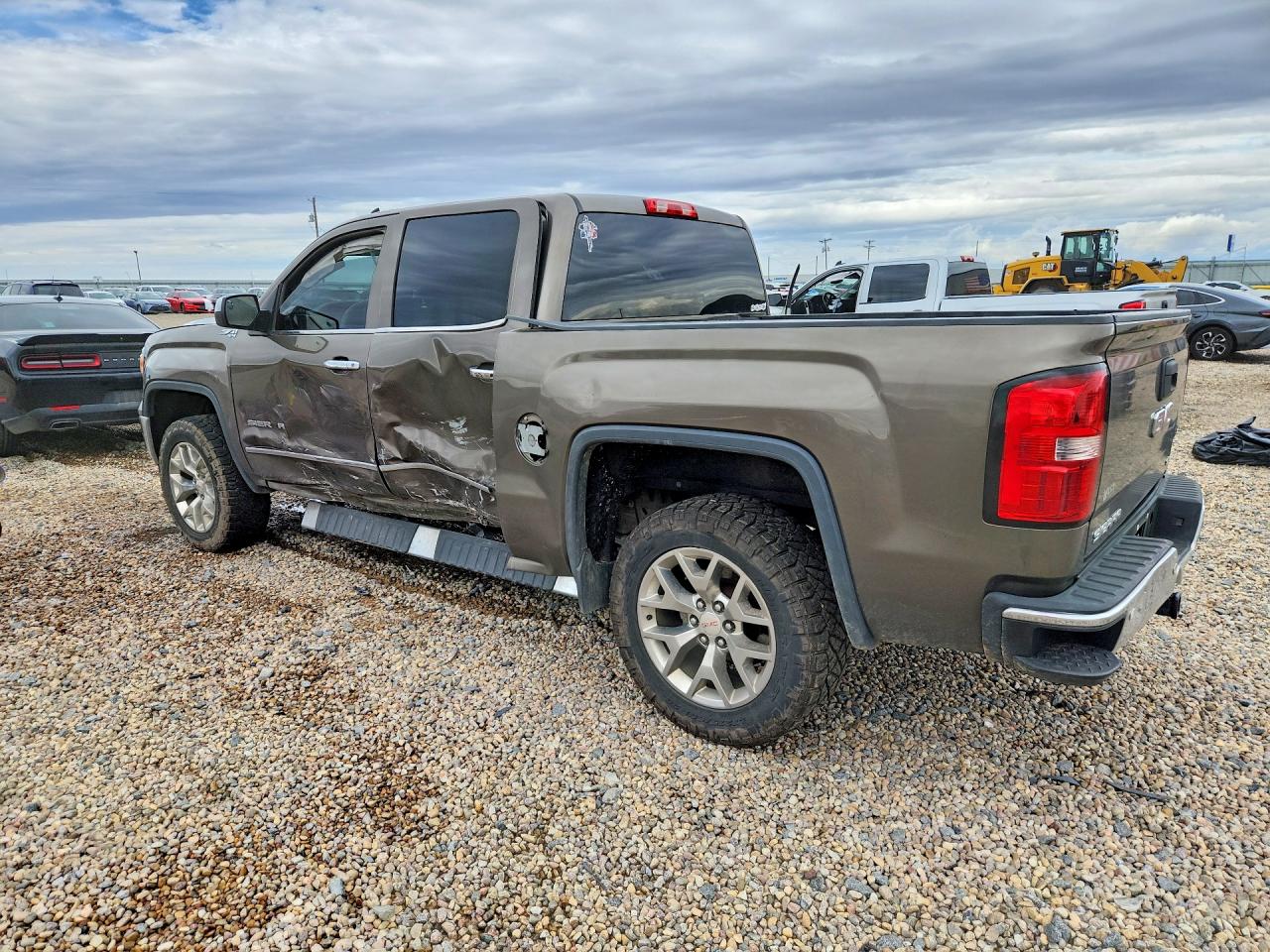 2015 Gmc Sierra K1500 Slt Brown vin: 3GTU2VECXFG428514