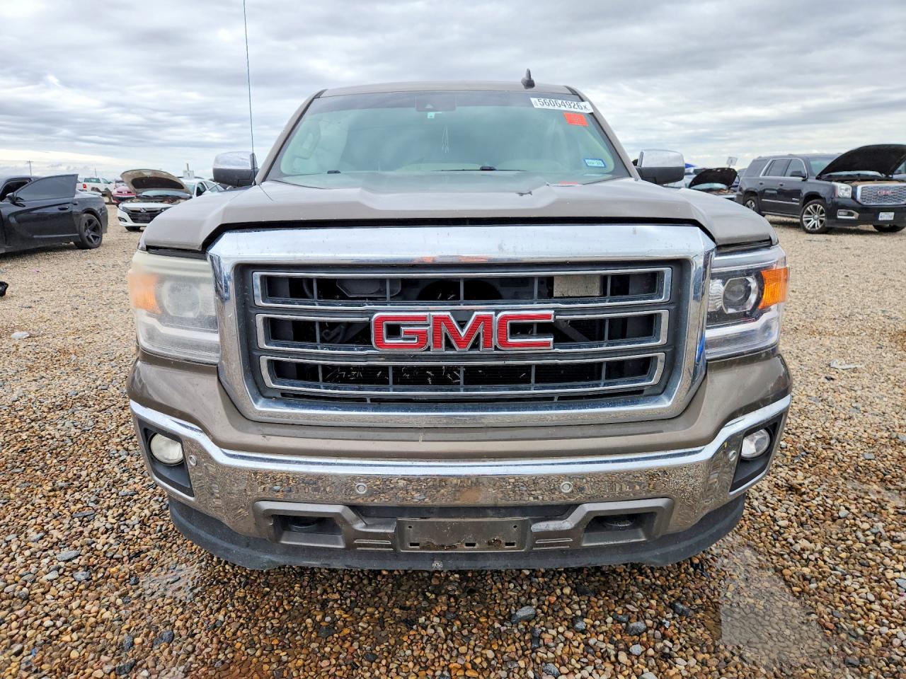 2015 Gmc Sierra K1500 Slt Brown vin: 3GTU2VECXFG428514