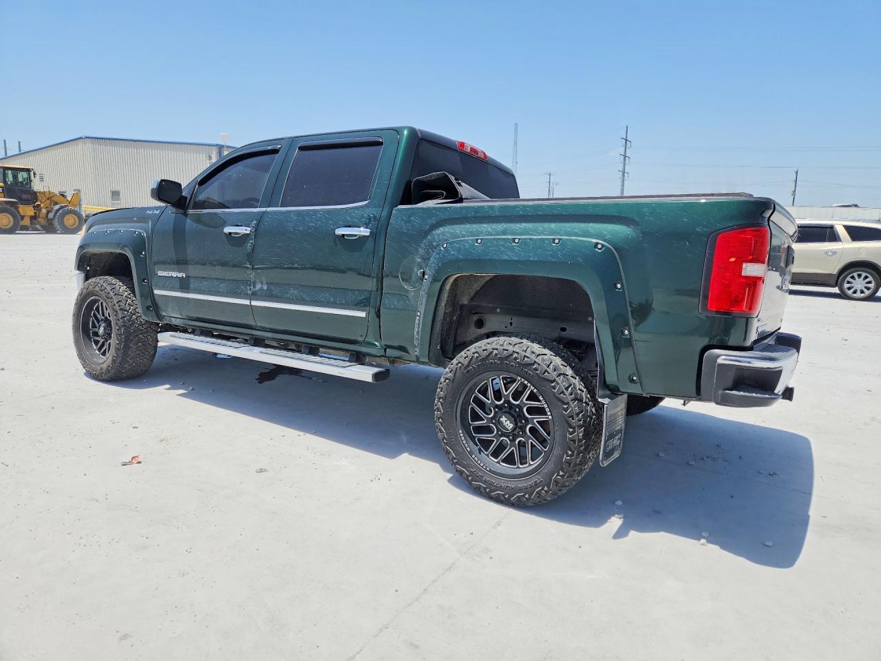 2015 Gmc Sierra K1500 Slt Green vin: 3GTU2VECXFG429209