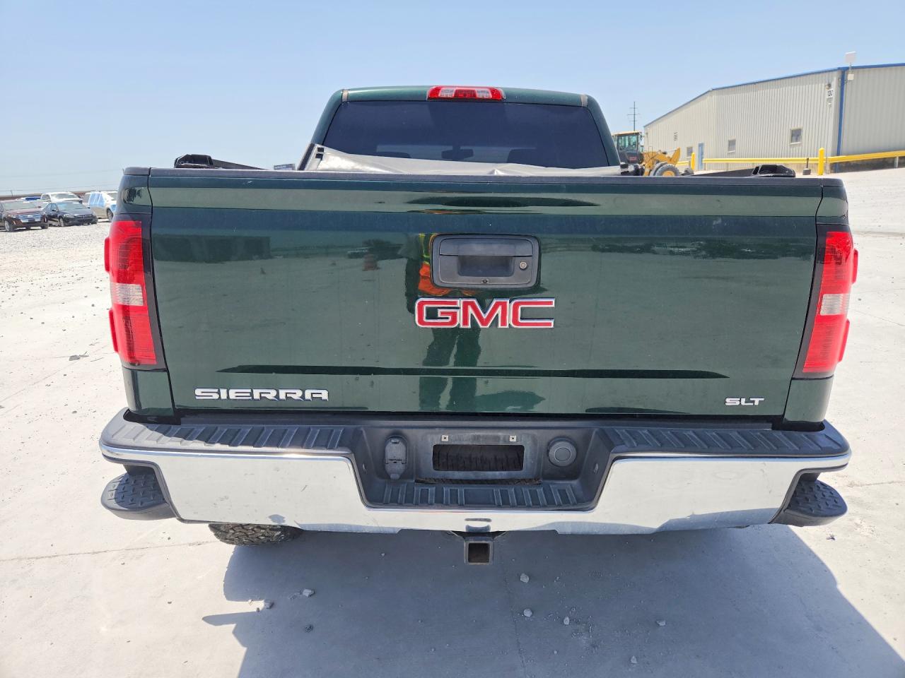 2015 Gmc Sierra K1500 Slt Green vin: 3GTU2VECXFG429209