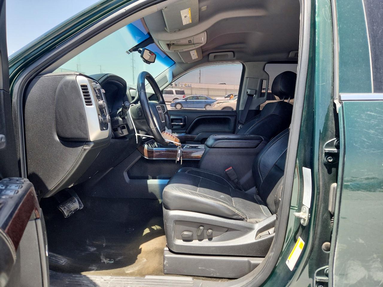 2015 Gmc Sierra K1500 Slt Green vin: 3GTU2VECXFG429209