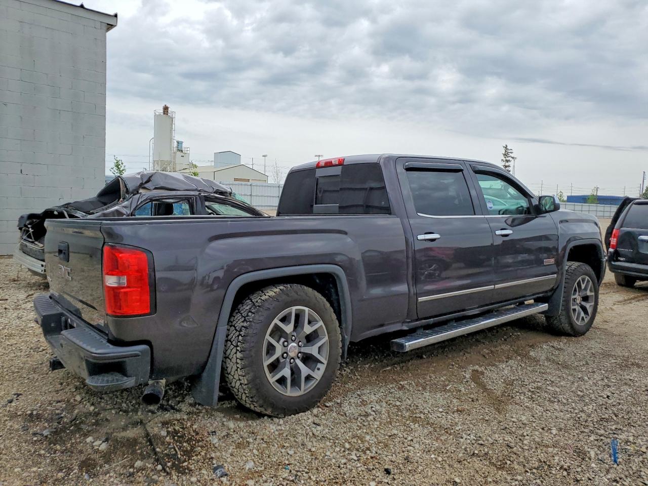 2015 Gmc Sierra K1500 Slt Charcoal vin: 3GTU2VECXFG457267