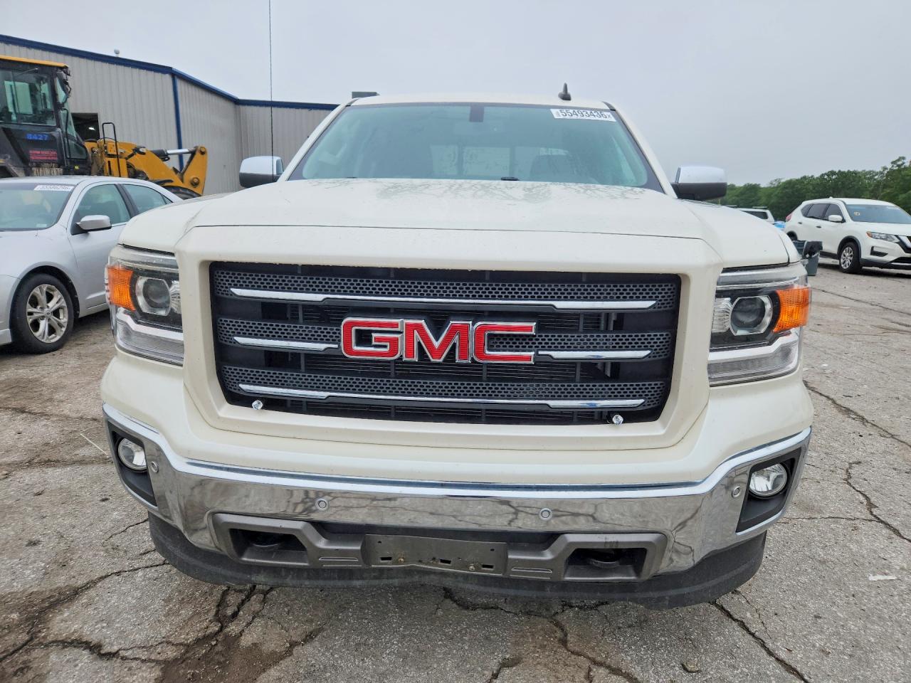 2015 Gmc Sierra K1500 Slt White vin: 3GTU2VECXFG457561