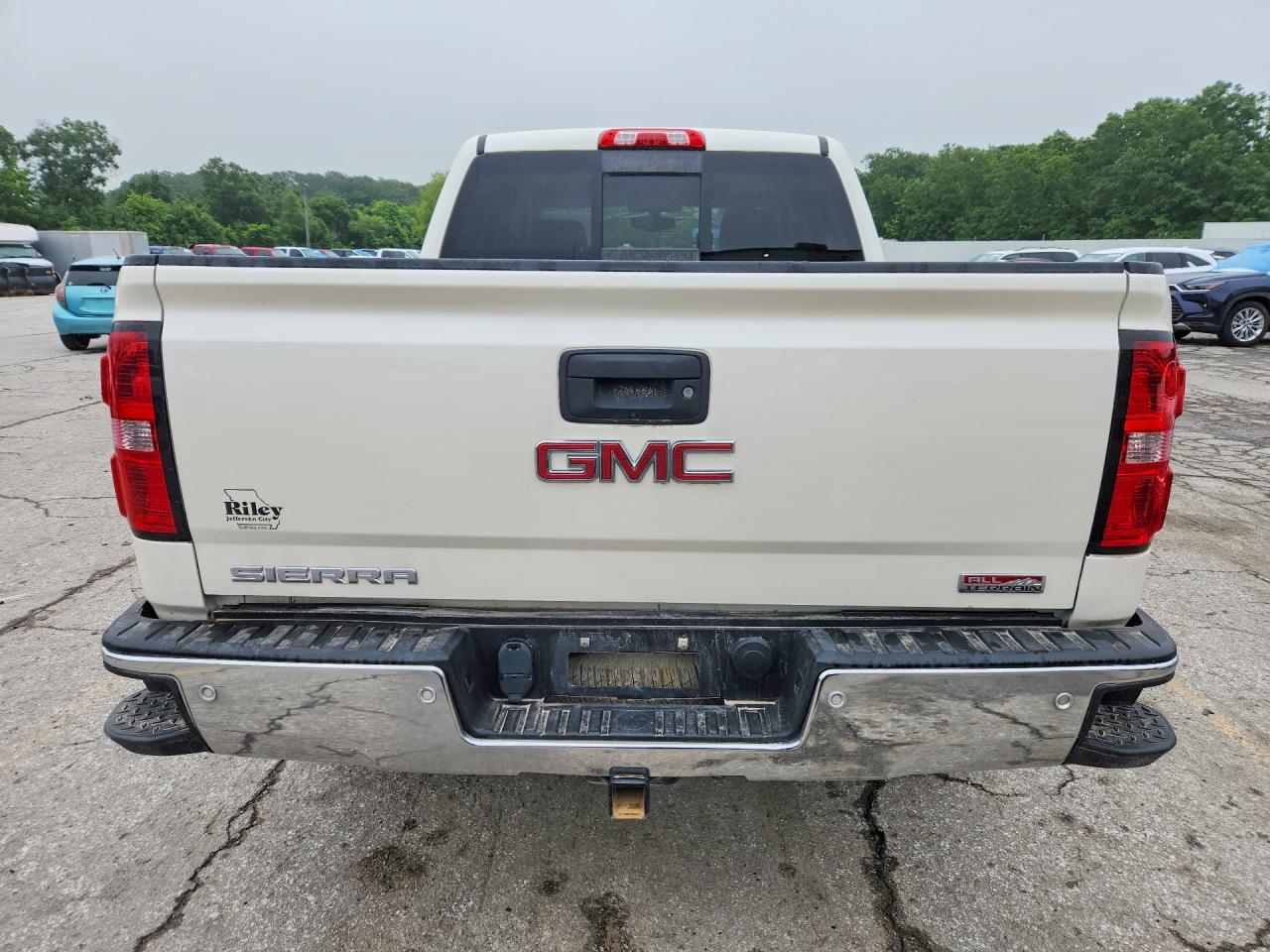 2015 Gmc Sierra K1500 Slt White vin: 3GTU2VECXFG457561