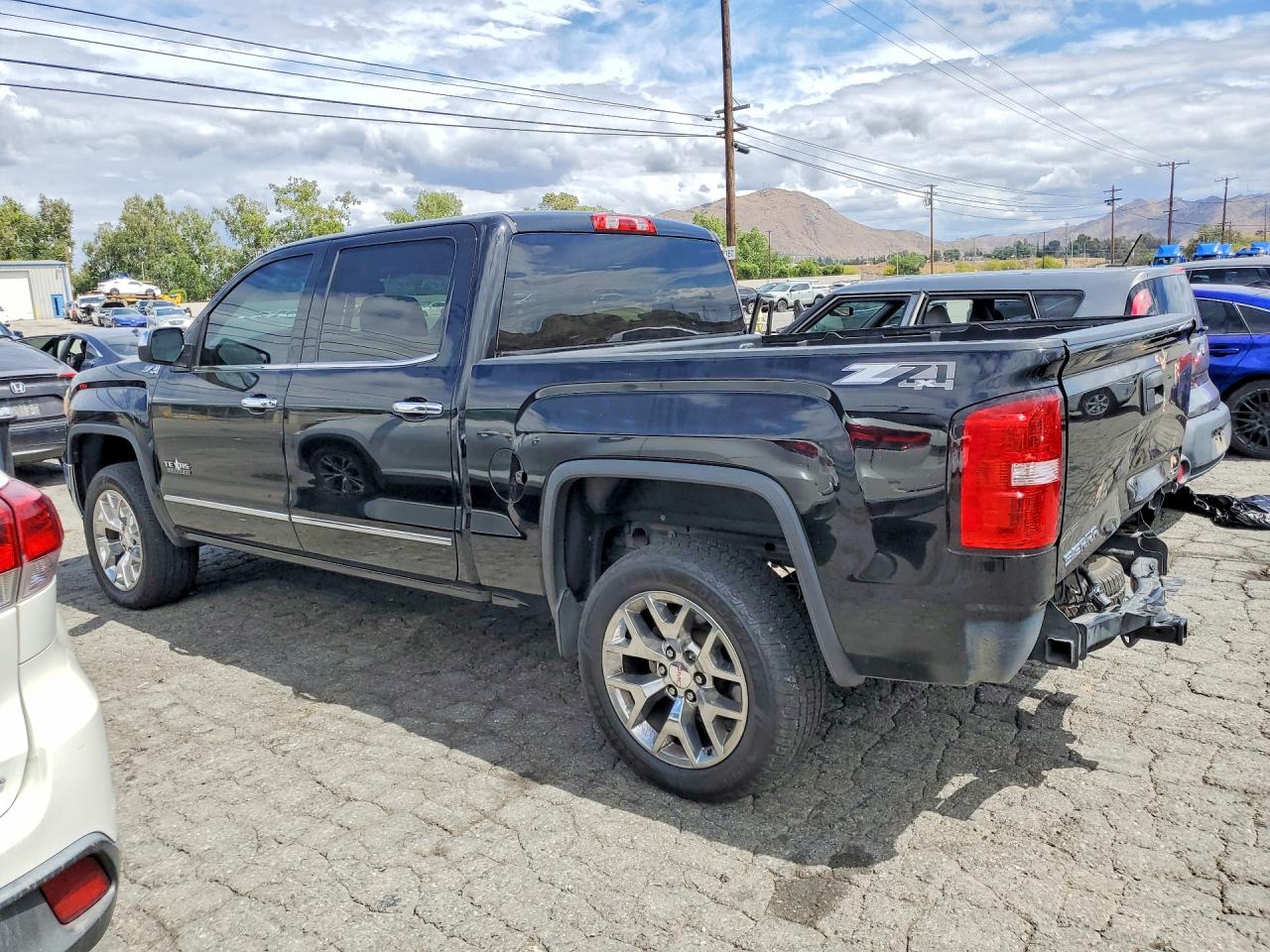 2015 Gmc Sierra K1500 Slt Черный vin: 3GTU2VECXFG458676