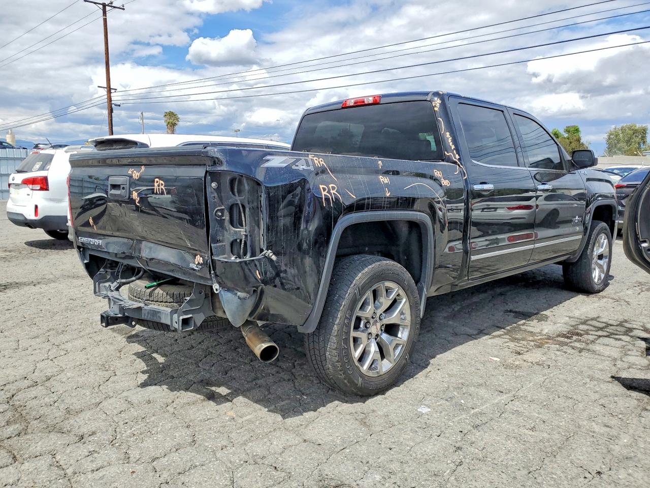 2015 Gmc Sierra K1500 Slt Черный vin: 3GTU2VECXFG458676