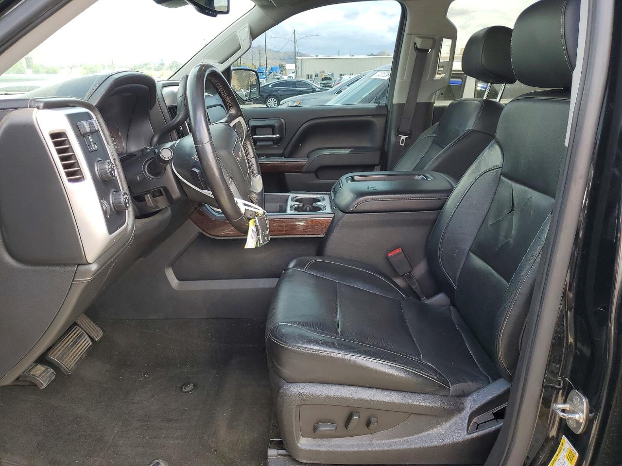 2015 Gmc Sierra K1500 Slt Черный vin: 3GTU2VECXFG458676