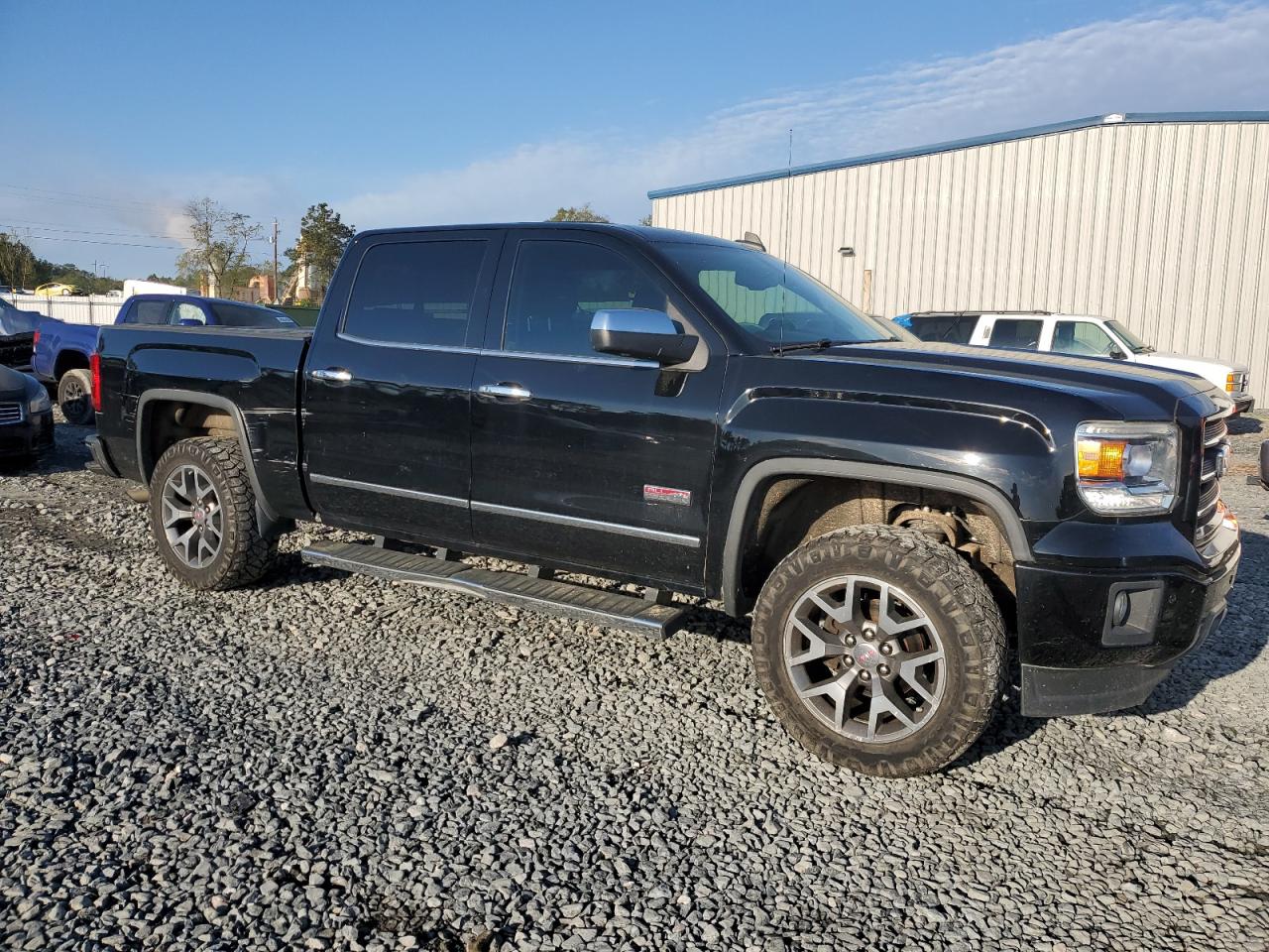 2015 Gmc Sierra K1500 Slt Black vin: 3GTU2VEJ0FG469667