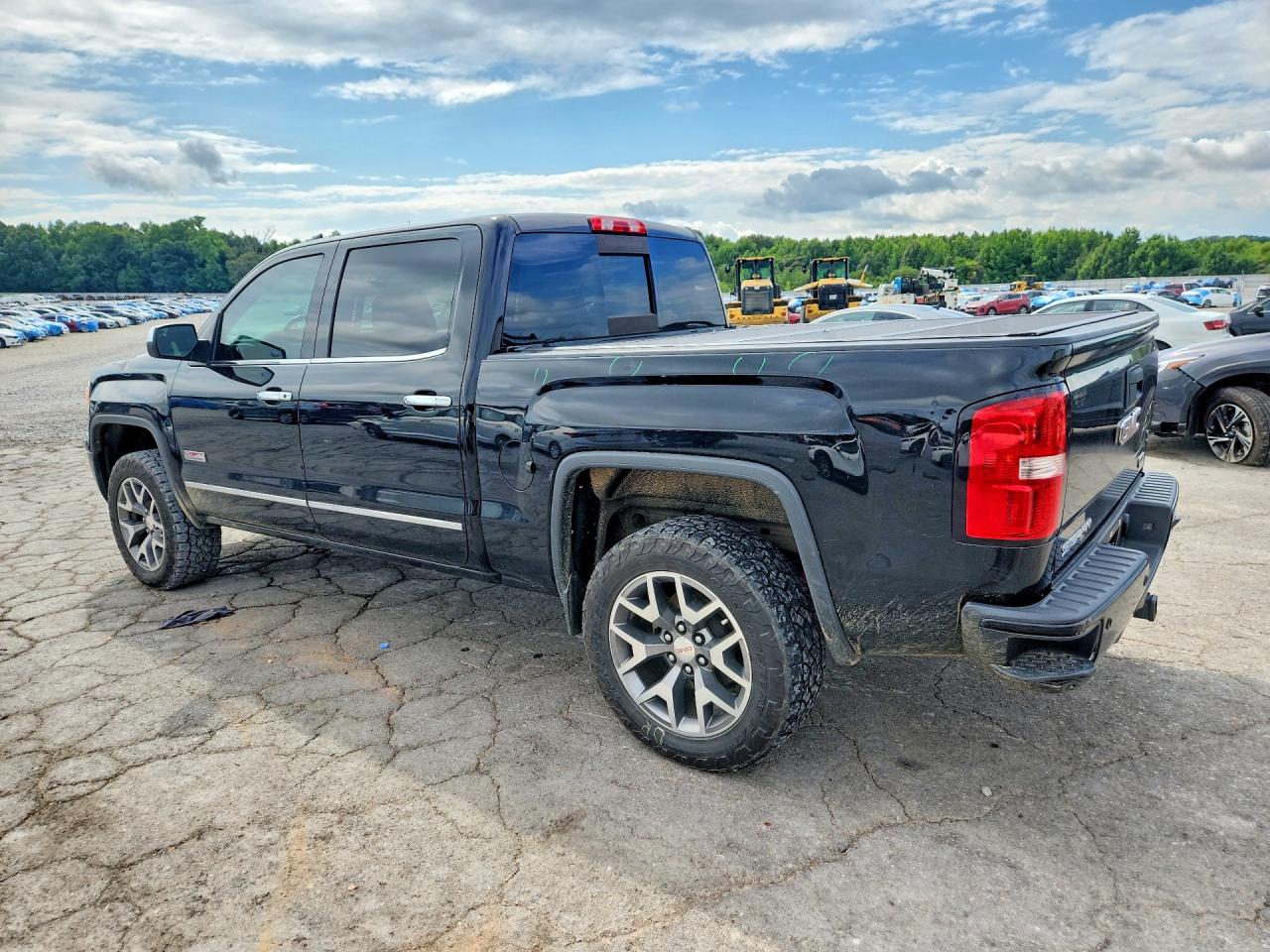 2015 Gmc Sierra K1500 Slt Black vin: 3GTU2VEJ0FG469667
