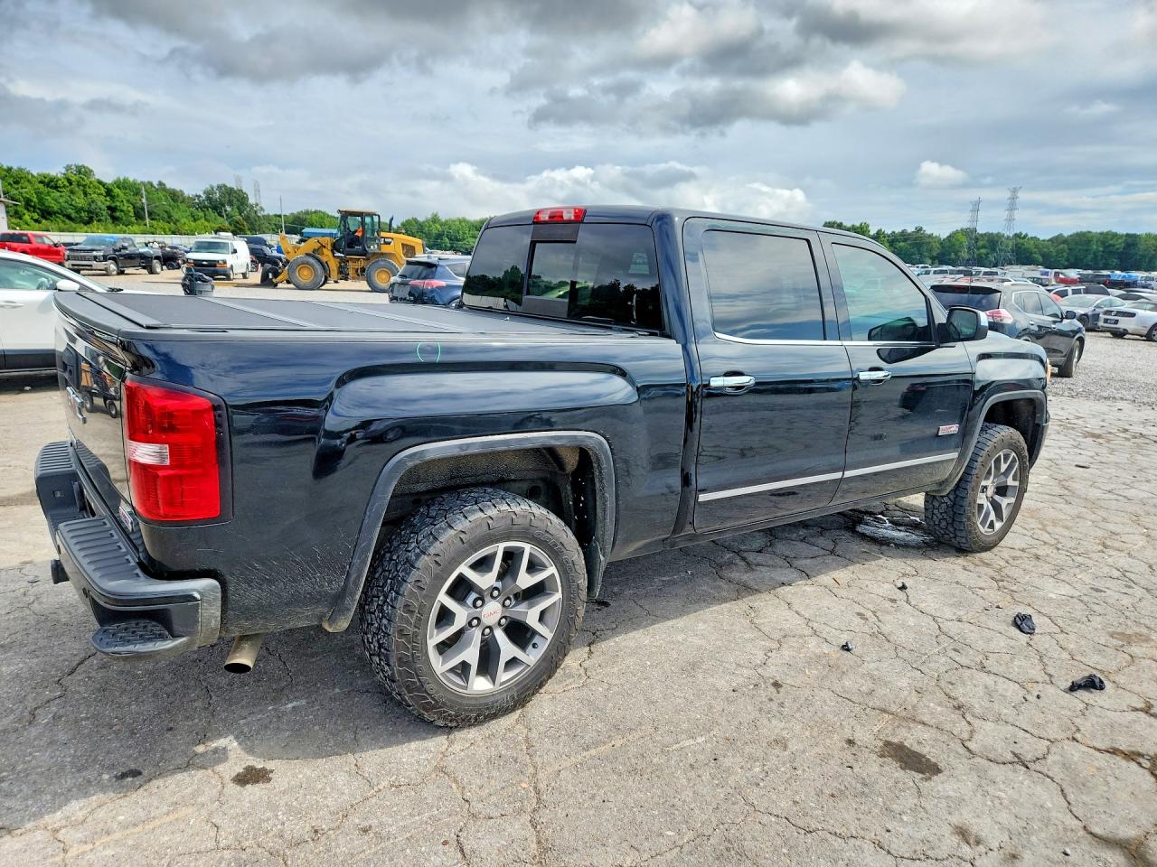 2015 Gmc Sierra K1500 Slt Black vin: 3GTU2VEJ0FG469667