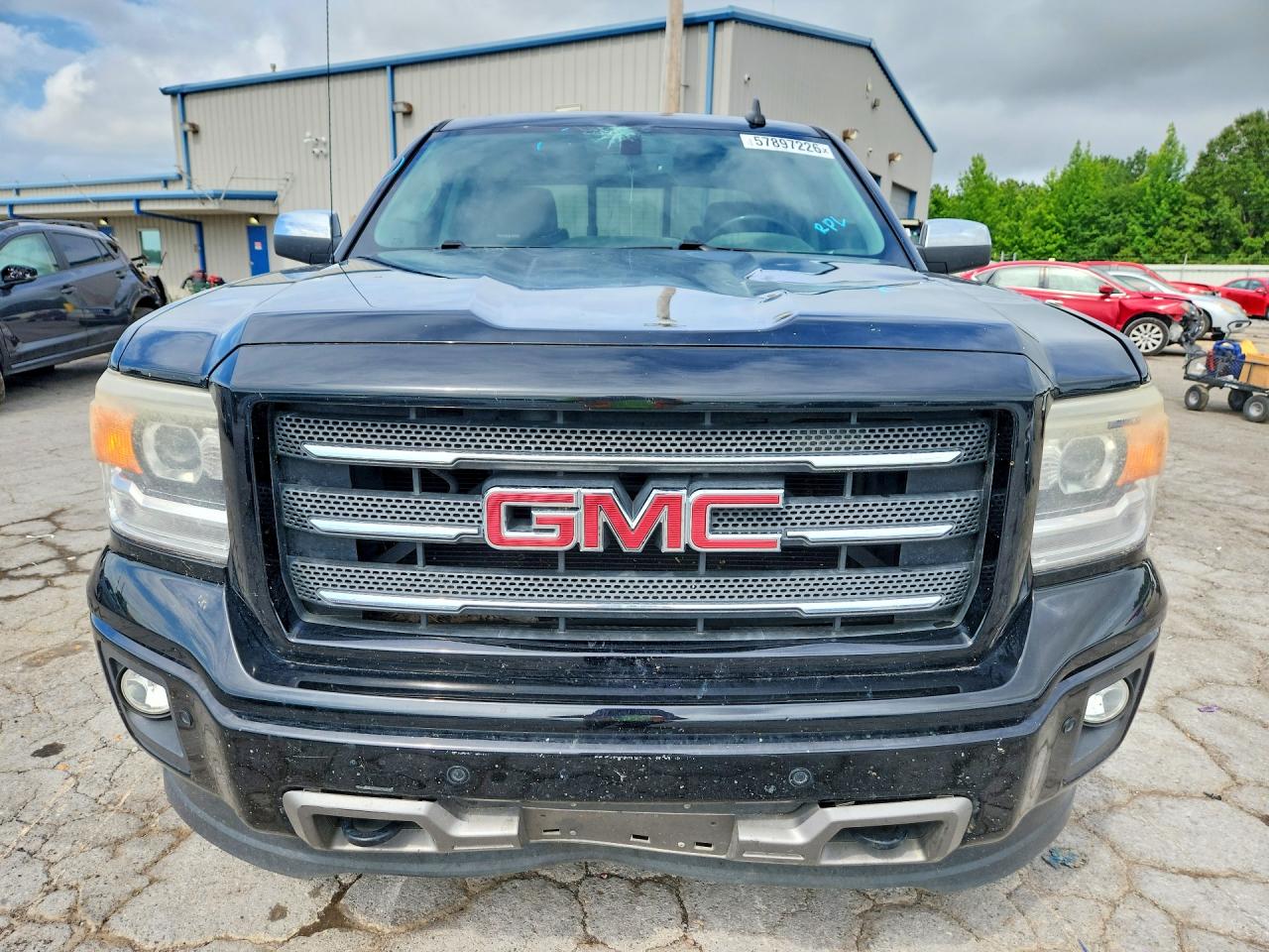 2015 Gmc Sierra K1500 Slt Black vin: 3GTU2VEJ0FG469667