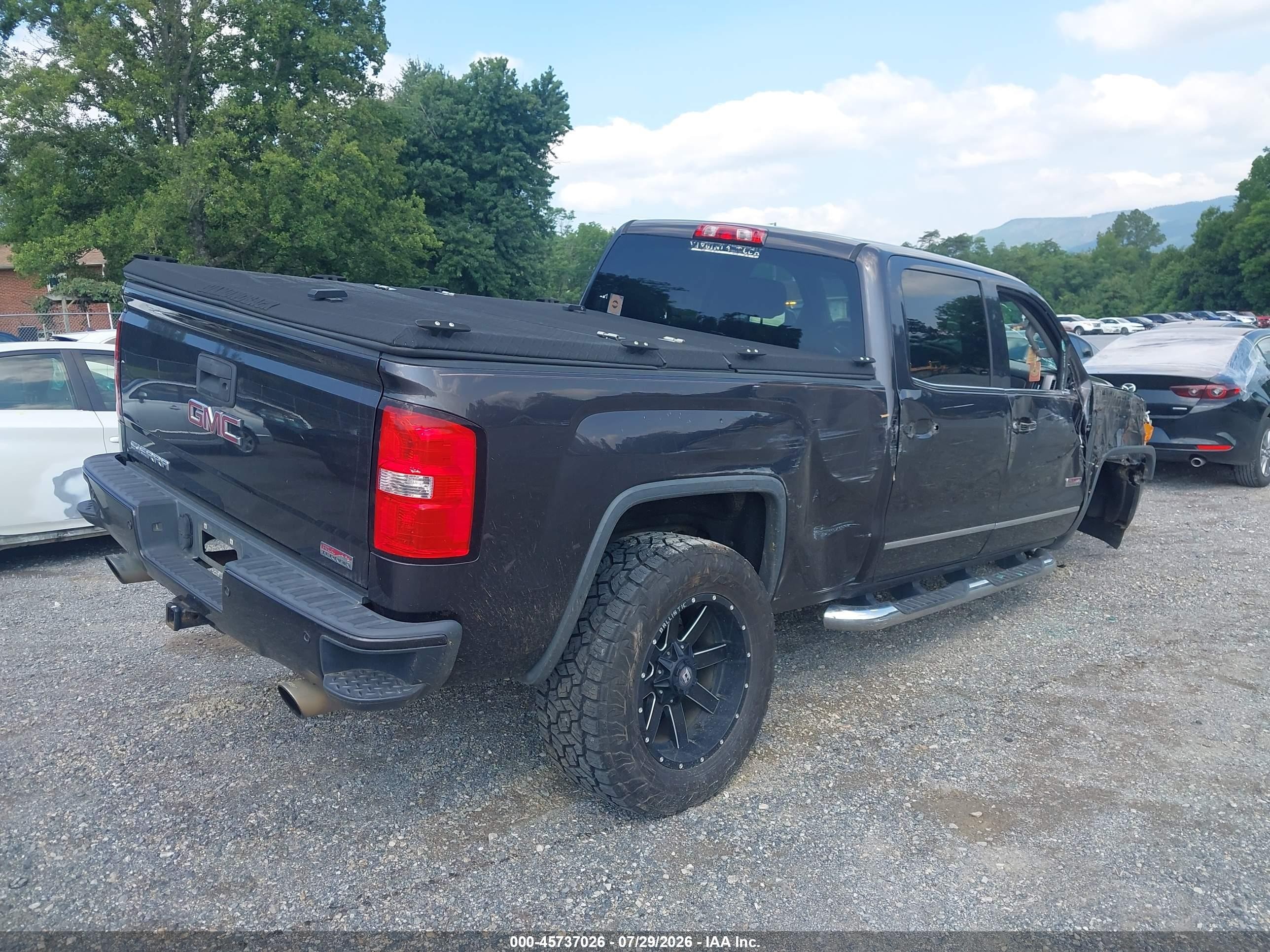 2014 Gmc Sierra 1500 Slt Black vin: 3GTU2VEJ2EG339632