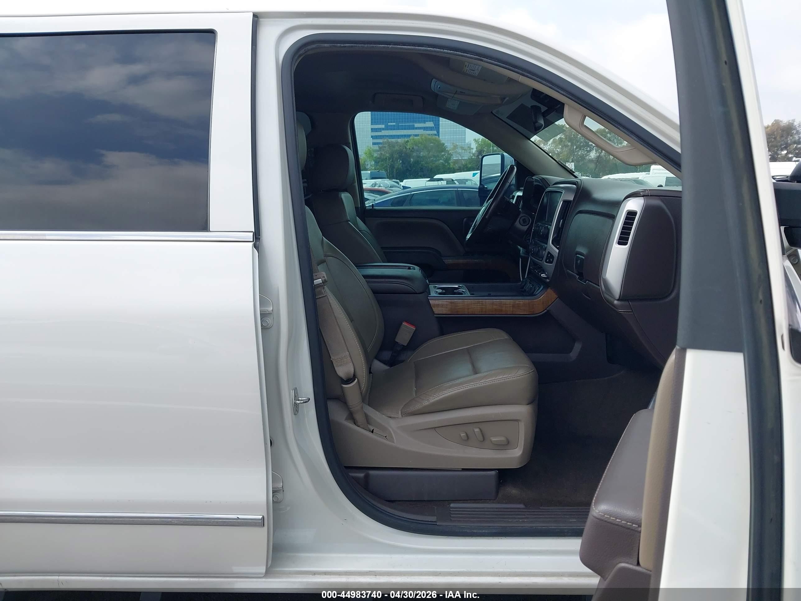 2015 Gmc Sierra 1500 Slt White vin: 3GTU2VEJ2FG420891
