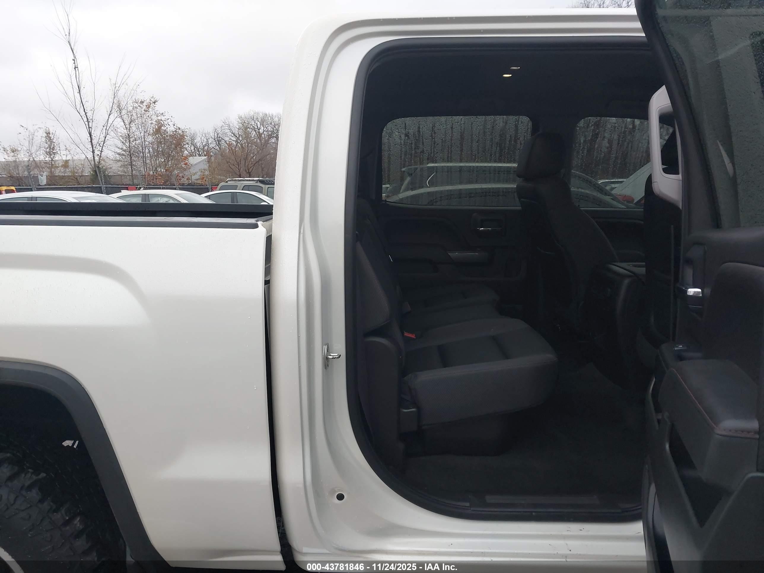 2015 Gmc Sierra 1500 Slt White vin: 3GTU2VEJ4FG405888