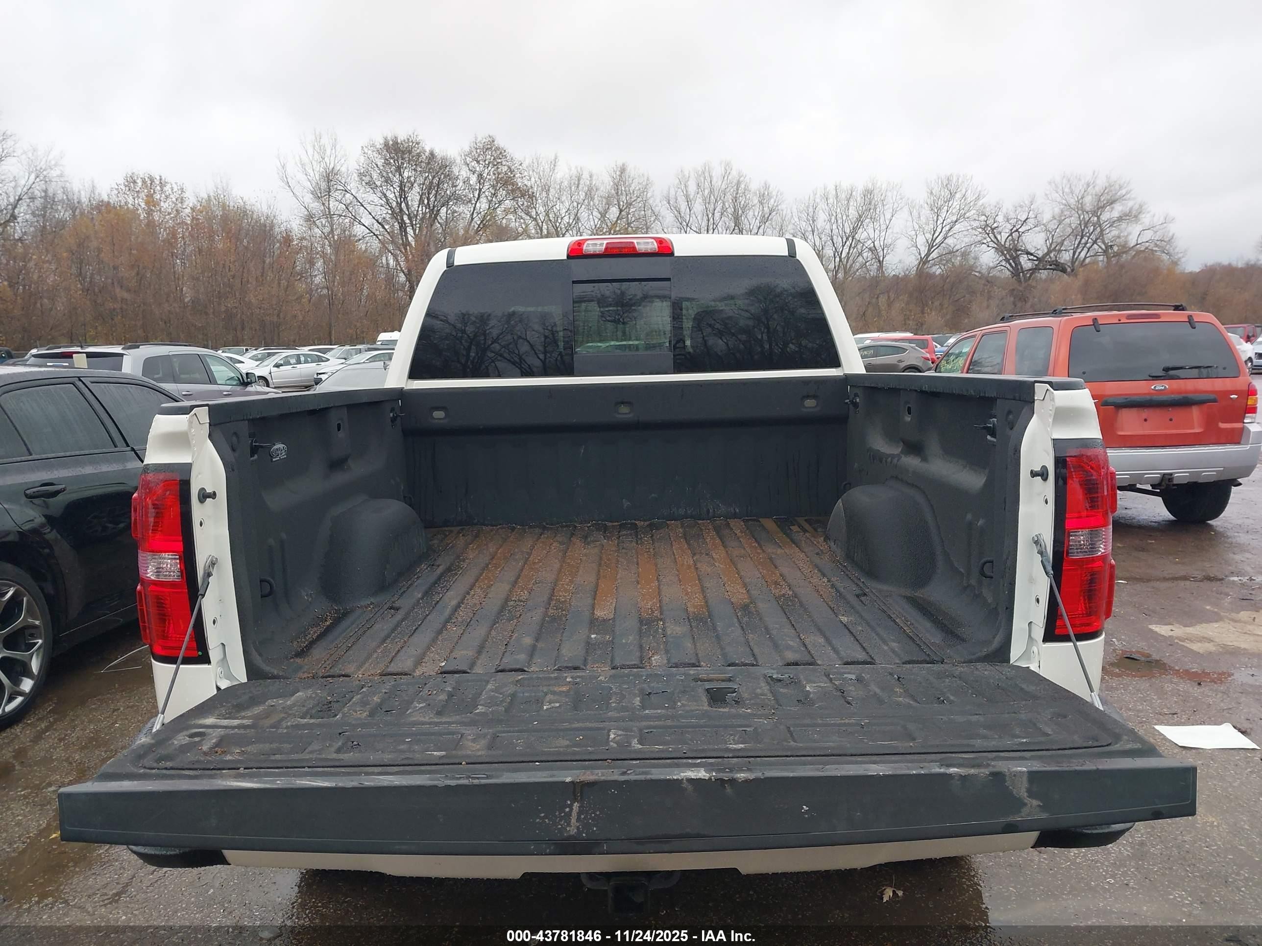 2015 Gmc Sierra 1500 Slt White vin: 3GTU2VEJ4FG405888