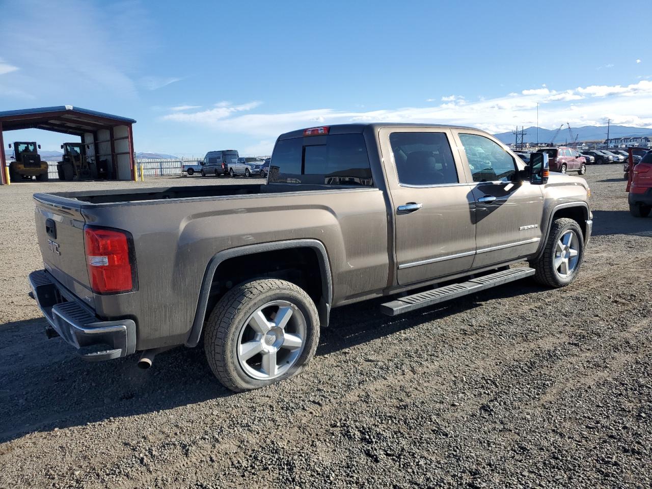 2015 Gmc Sierra K1500 Slt Brown vin: 3GTU2VEJ5FG388017