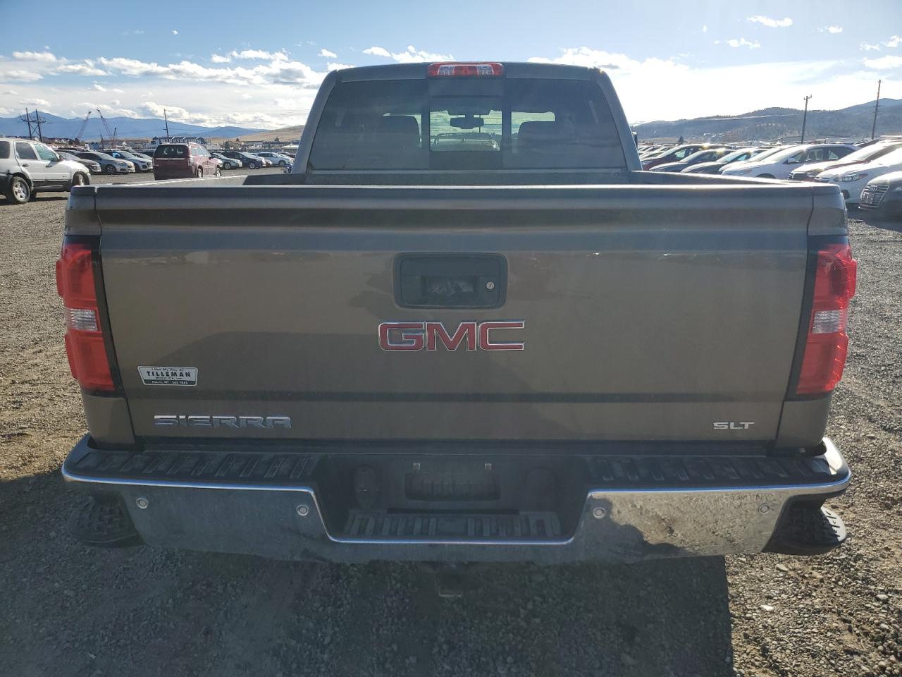 2015 Gmc Sierra K1500 Slt Brown vin: 3GTU2VEJ5FG388017