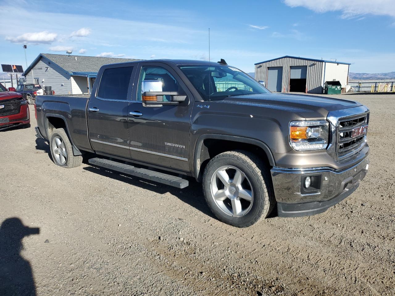 2015 Gmc Sierra K1500 Slt Brown vin: 3GTU2VEJ5FG388017