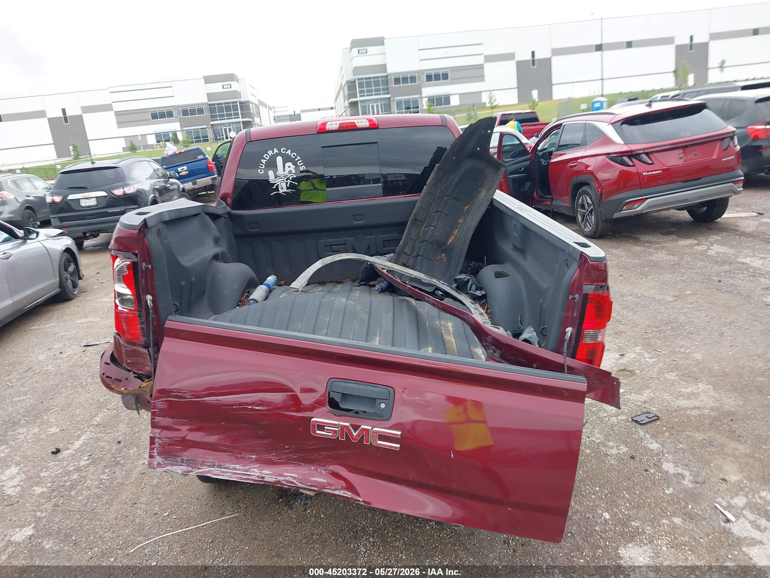 2015 Gmc Sierra 1500 Slt Burgundy vin: 3GTU2VEJ8FG467794
