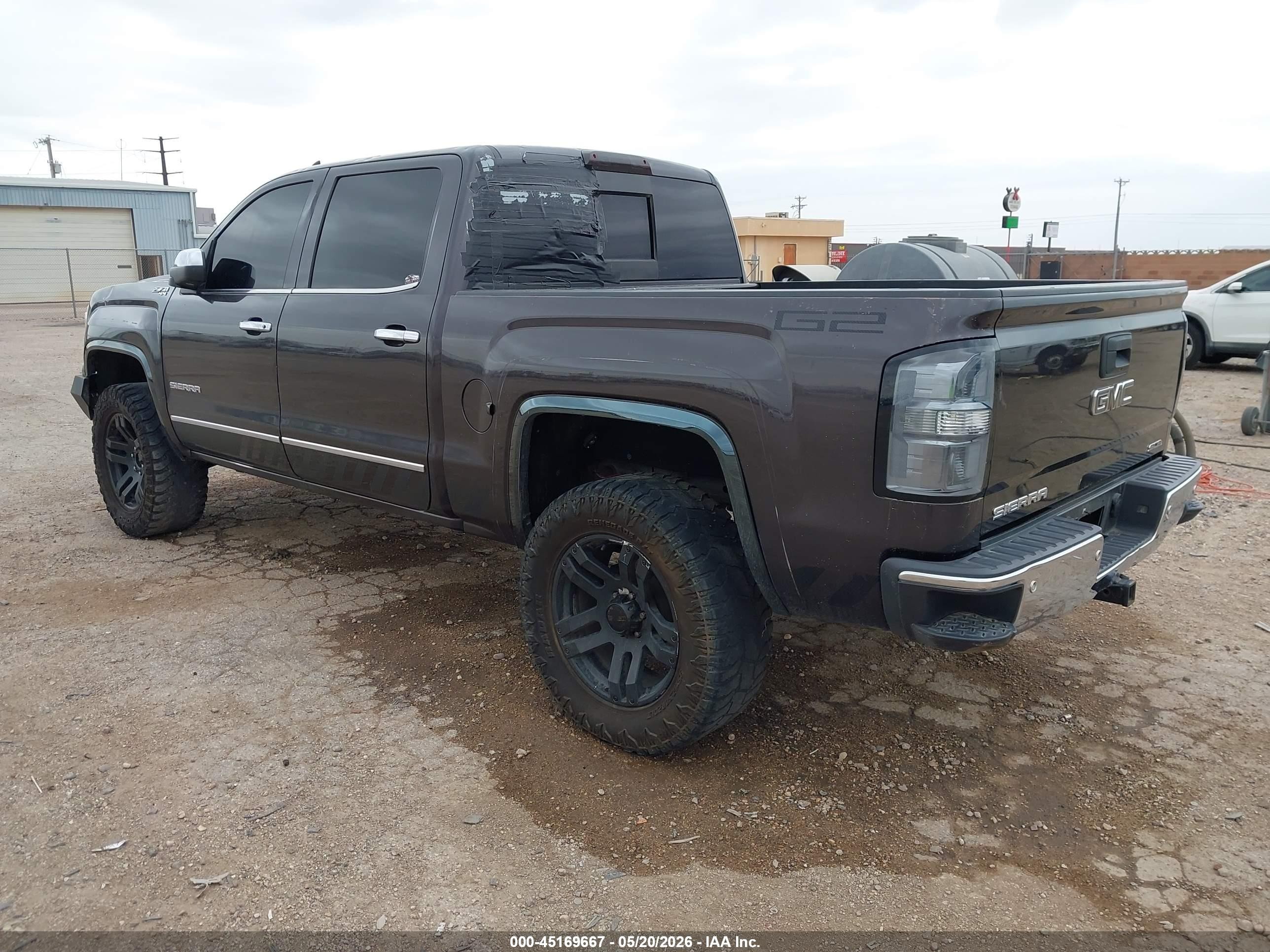 2015 Gmc Sierra 1500 Slt Серый vin: 3GTU2VEJXFG439821