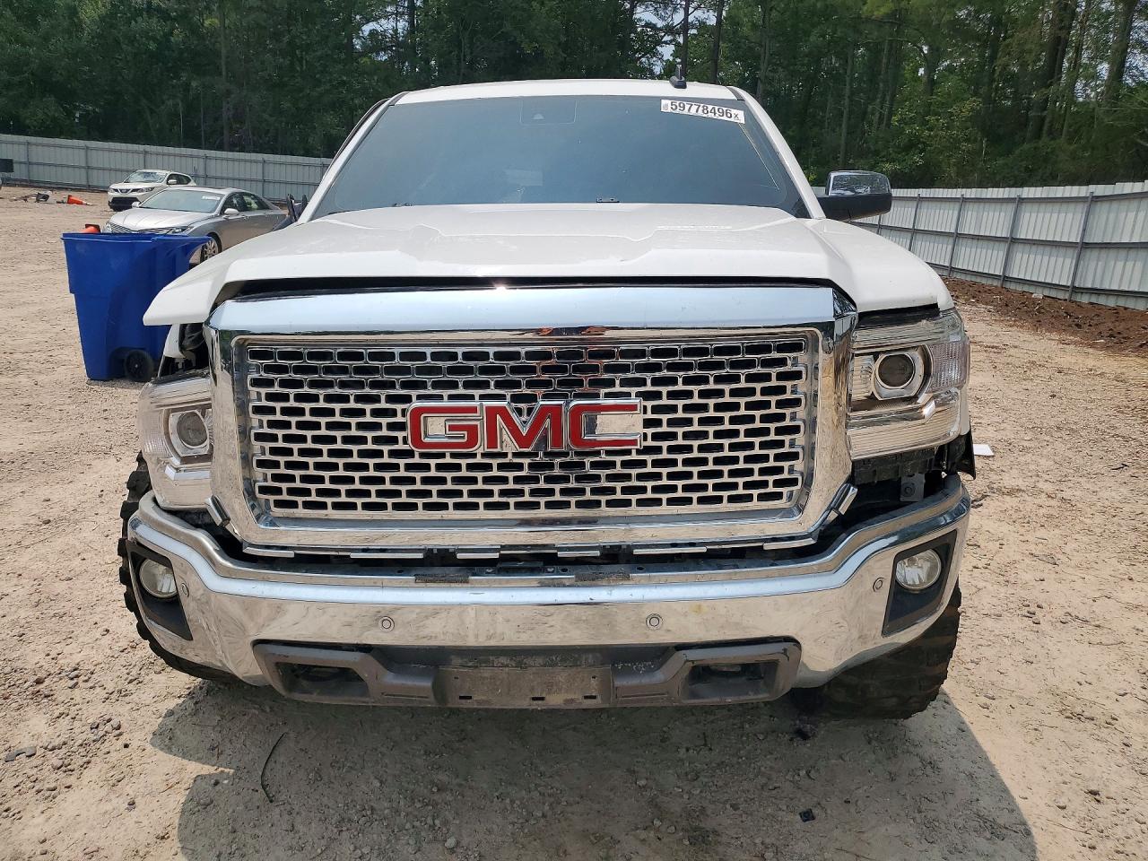 2015 Gmc Sierra K1500 Slt White vin: 3GTU2VEJXFG477047
