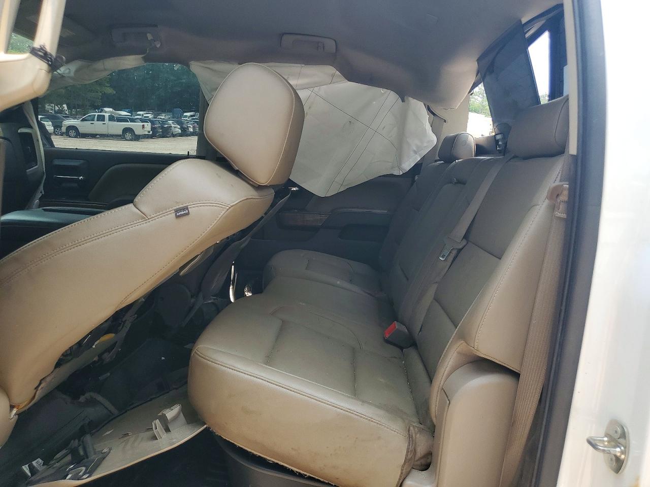 2015 Gmc Sierra K1500 Slt White vin: 3GTU2VEJXFG477047