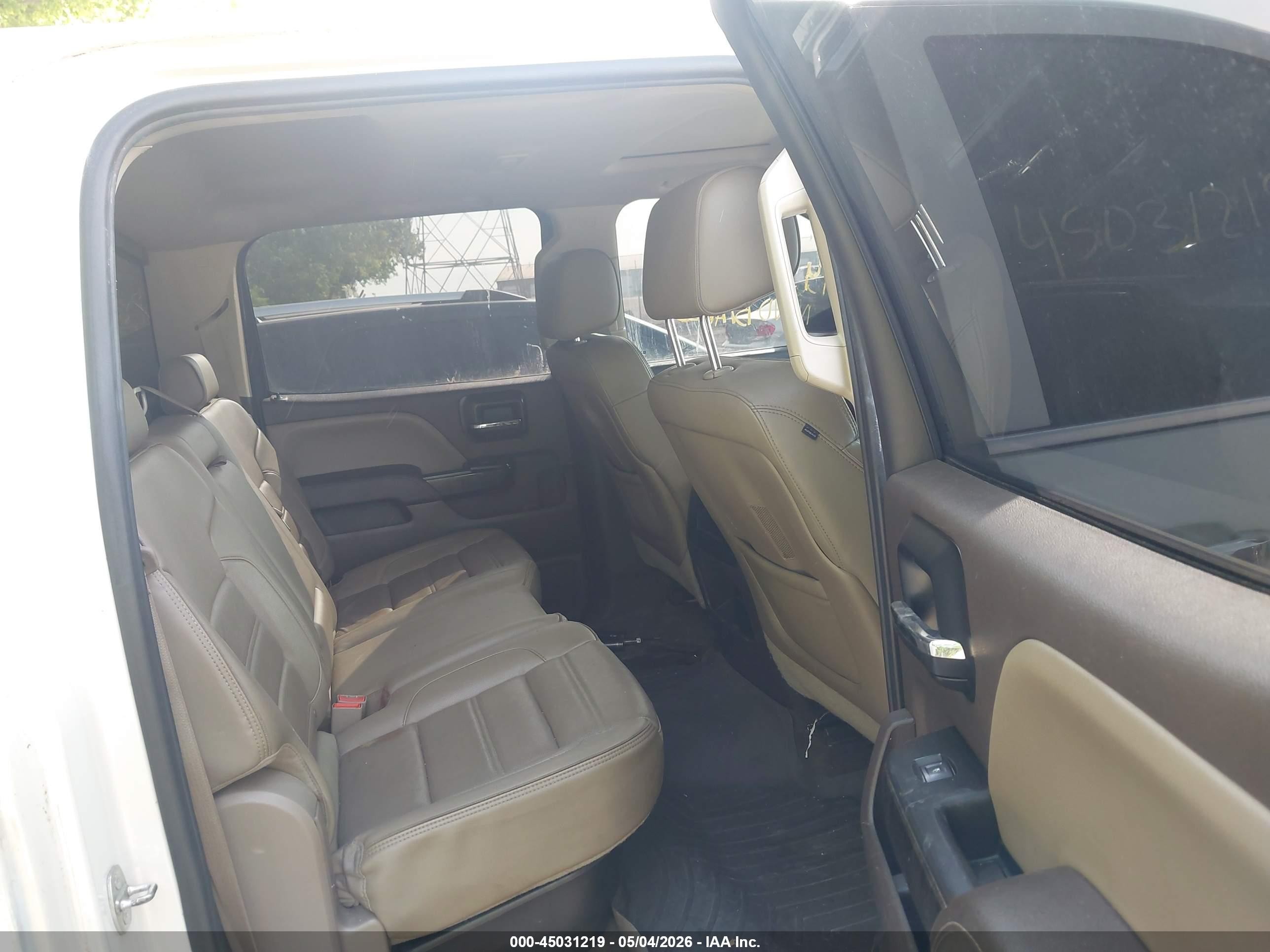 2014 Gmc Sierra 1500 Denali White vin: 3GTU2WEC1EG324482